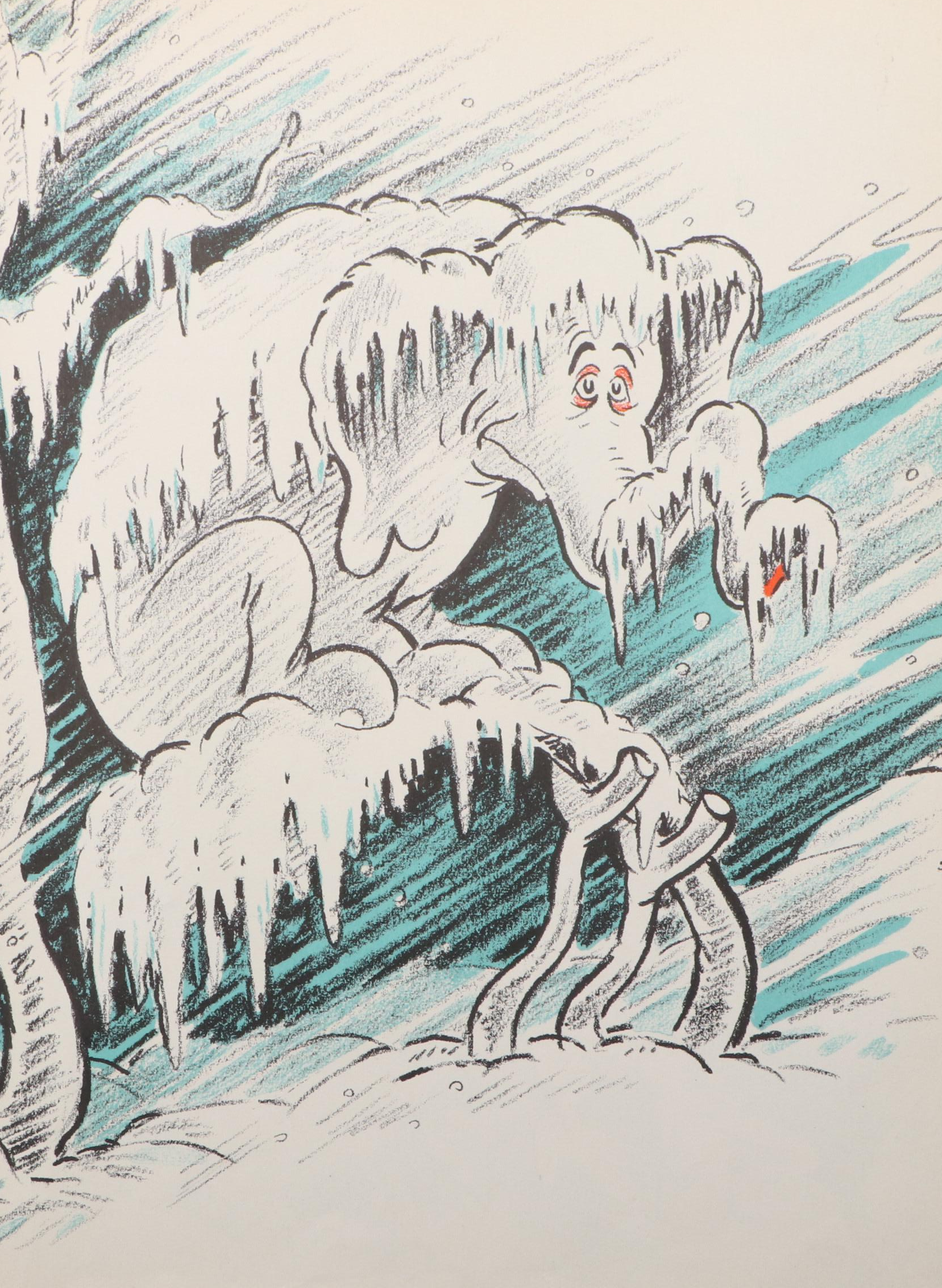 Illustrated "Horton Hatches the Egg" by Dr. Seuss, 1940