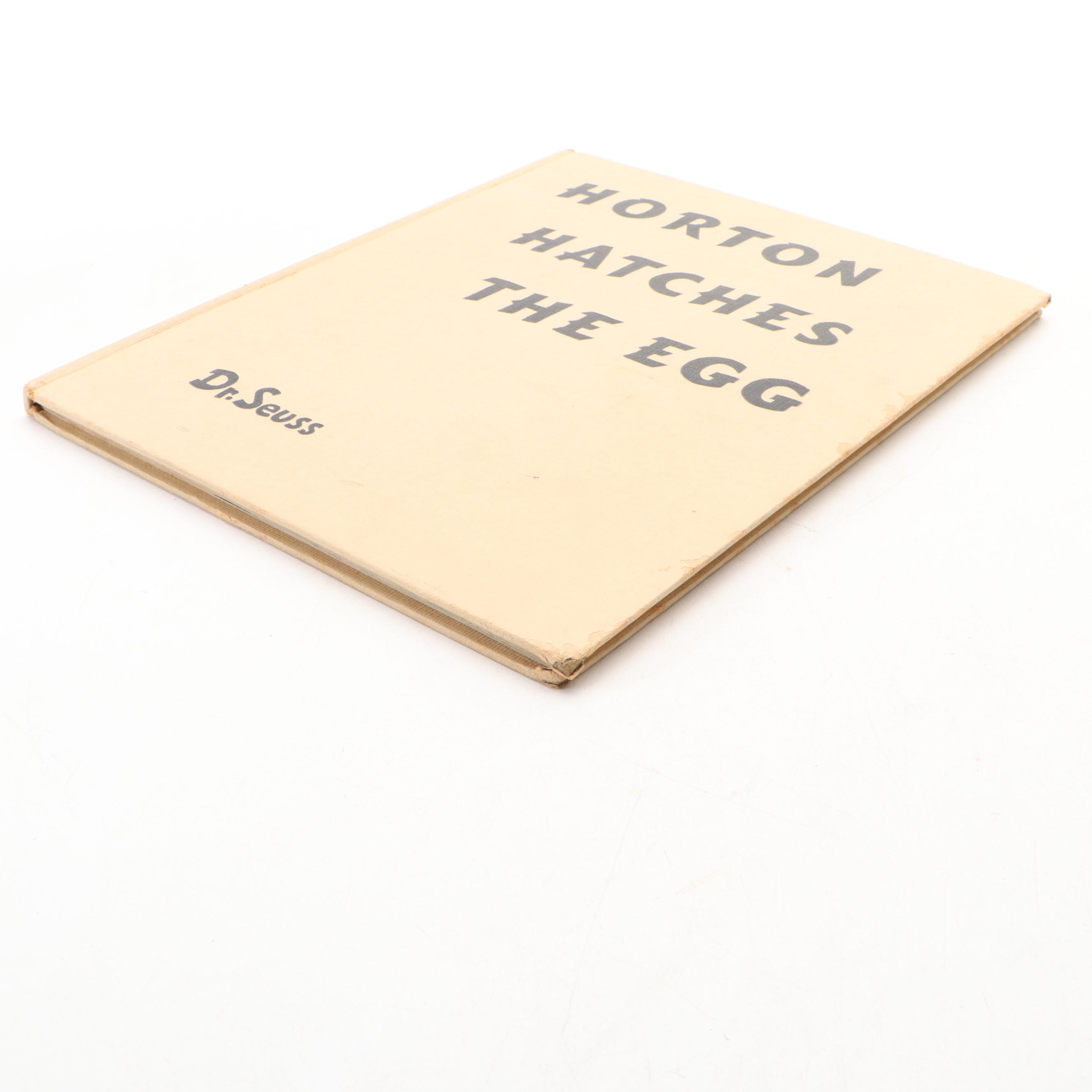 Illustrated "Horton Hatches the Egg" by Dr. Seuss, 1940