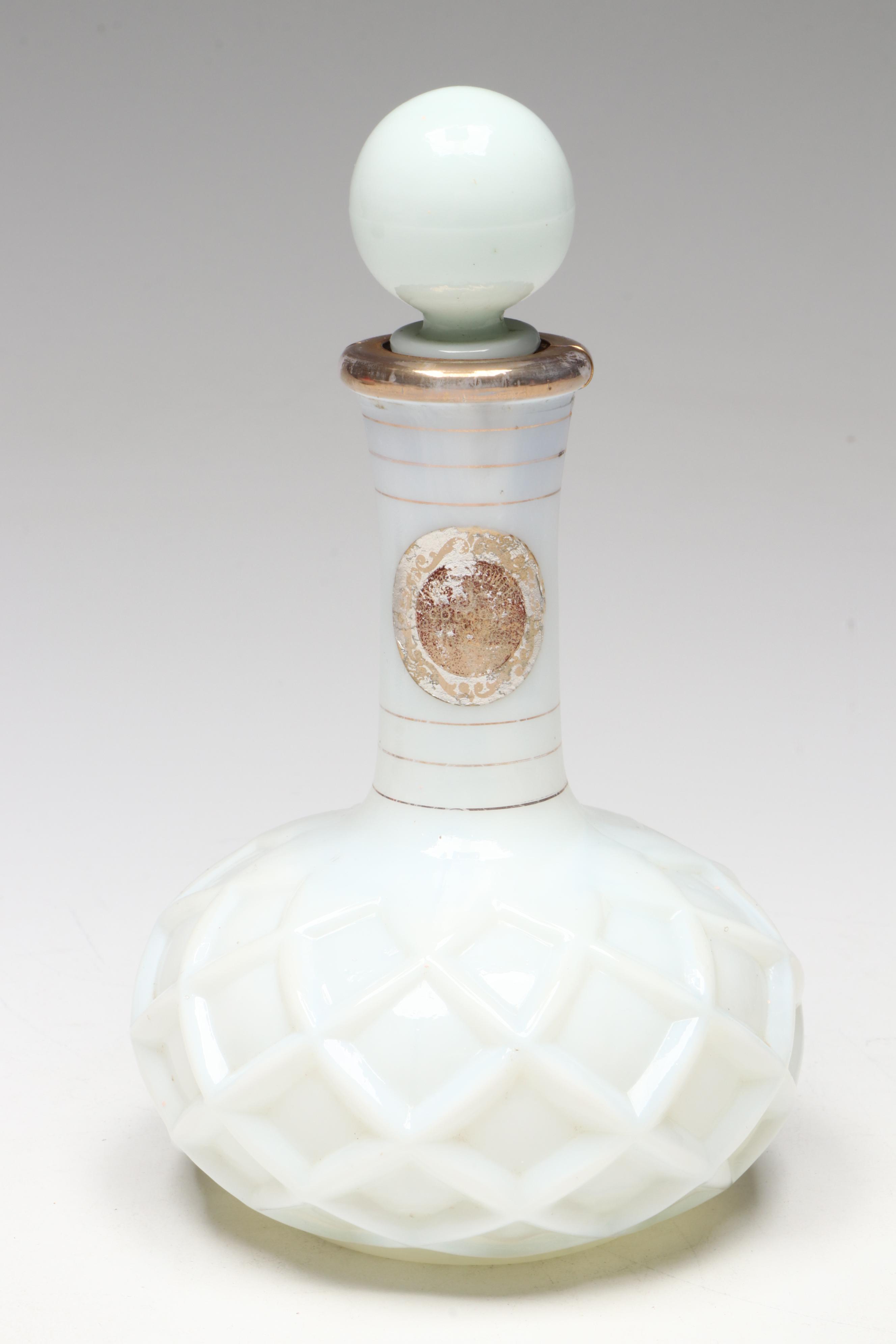 Bohemian Peachblow Vase, Italian Satin Glass & Rigaree Ewer, More