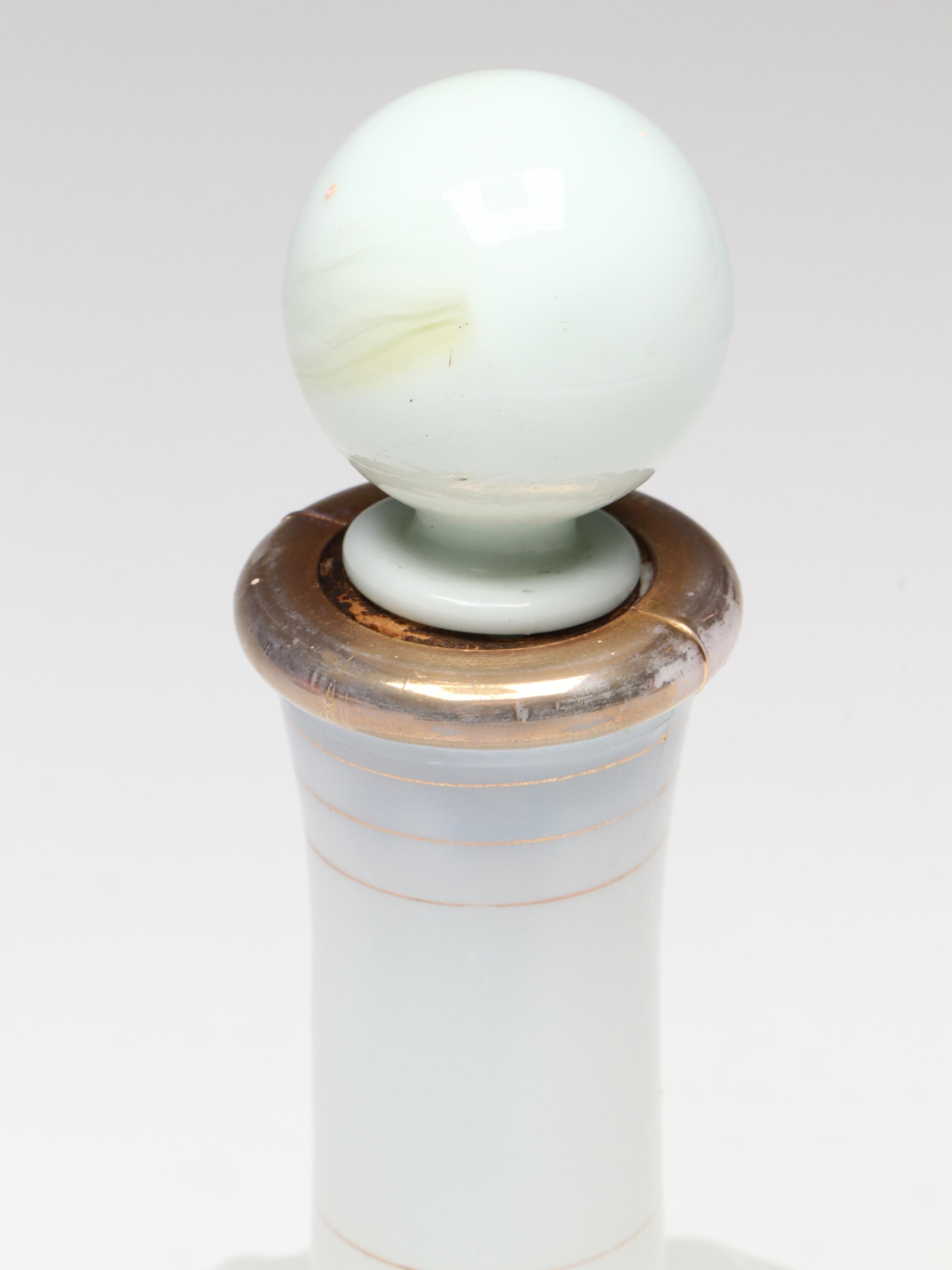 Bohemian Peachblow Vase, Italian Satin Glass & Rigaree Ewer, More