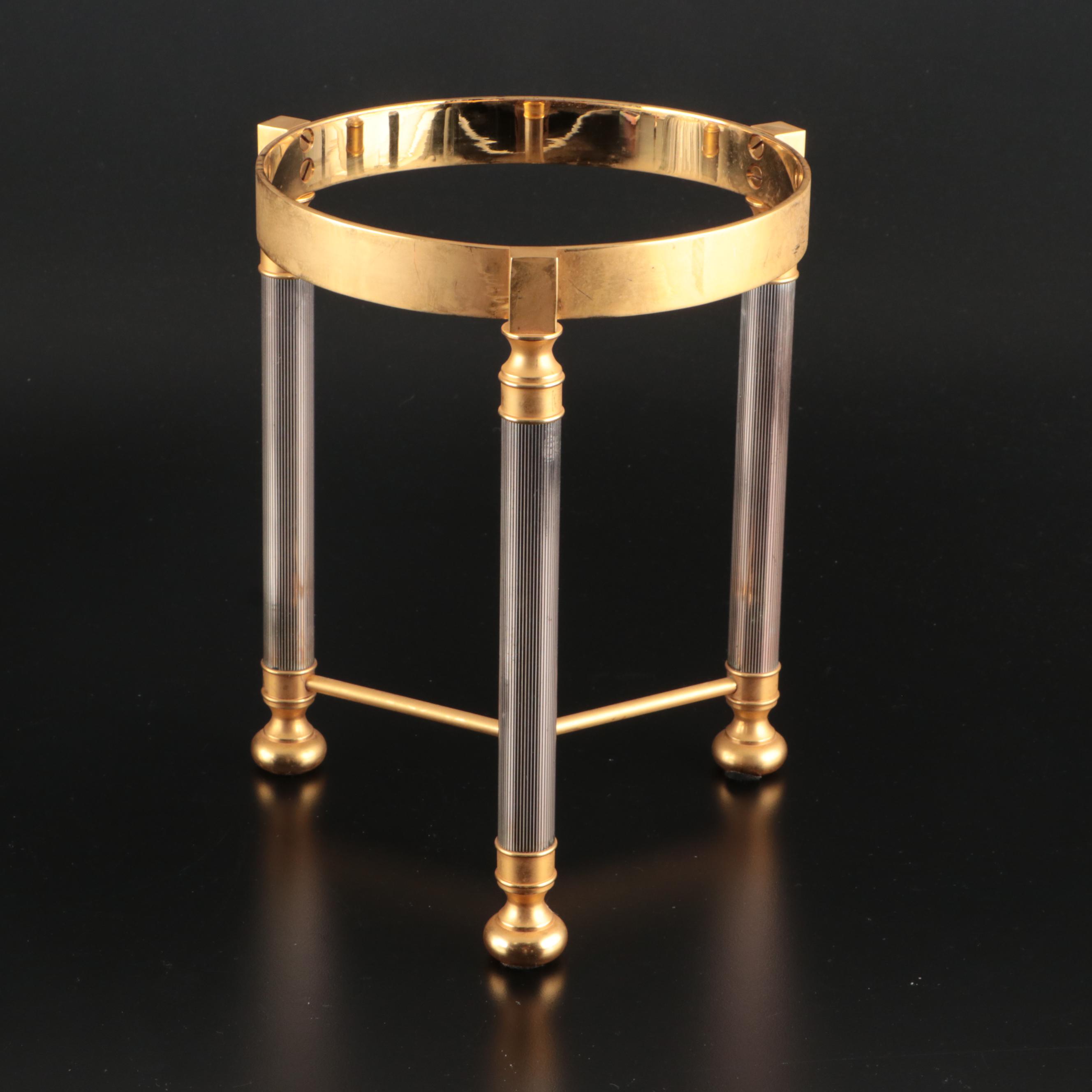 Design Guild Crystal Ice and Champagne Buckets with Metal Stands