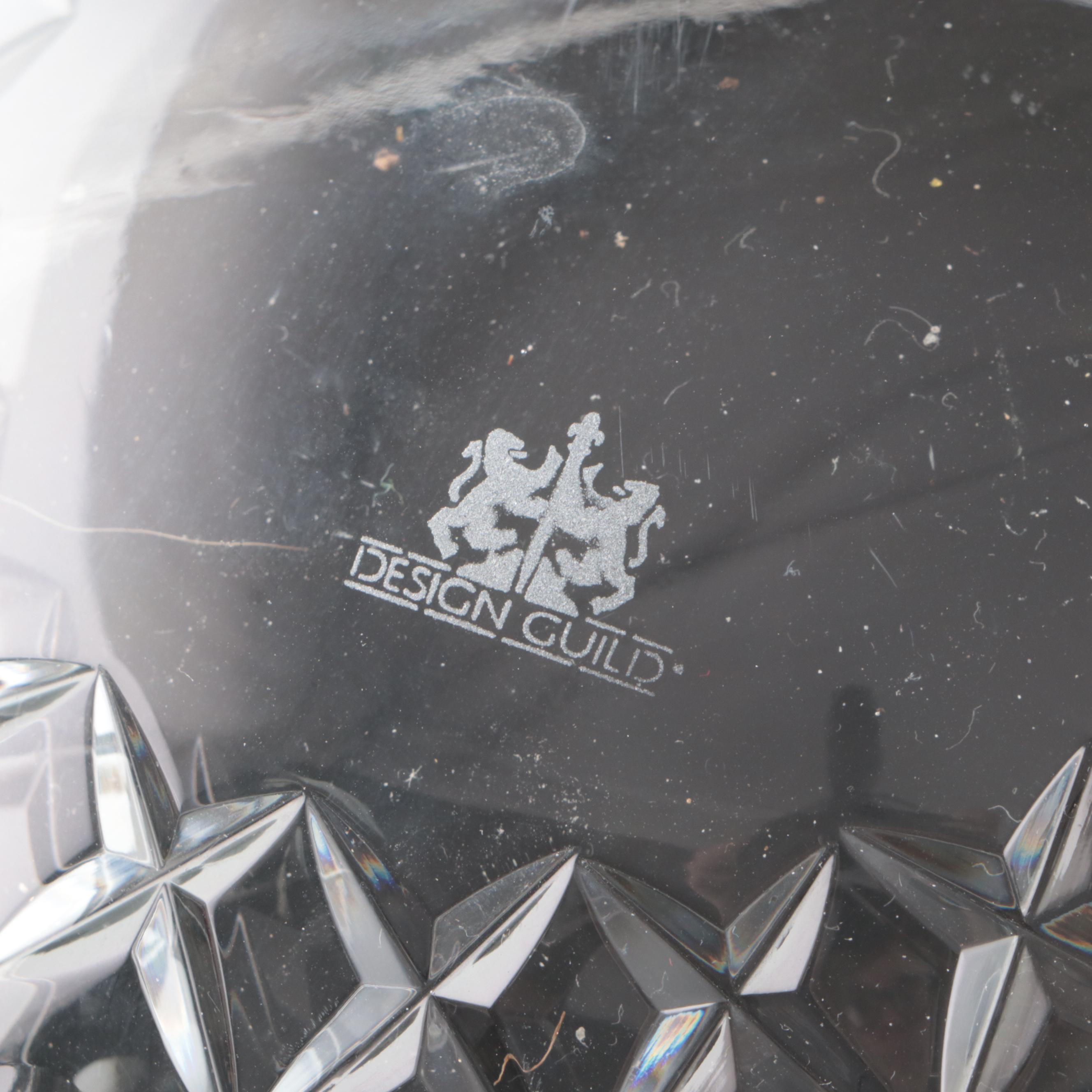 Design Guild Crystal Ice and Champagne Buckets with Metal Stands