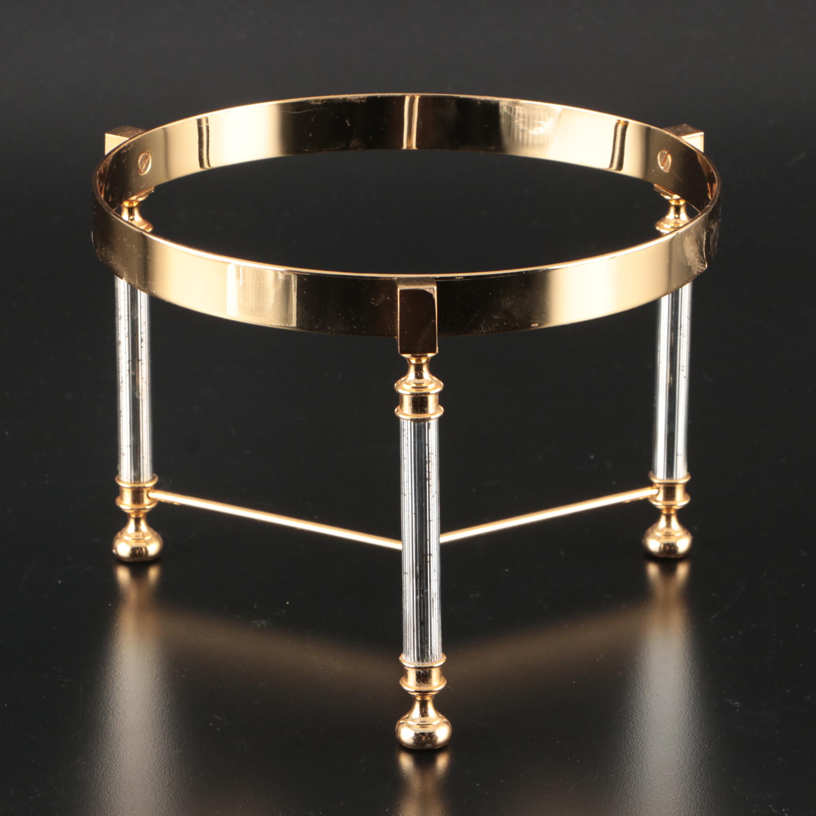 Design Guild Crystal Ice and Champagne Buckets with Metal Stands