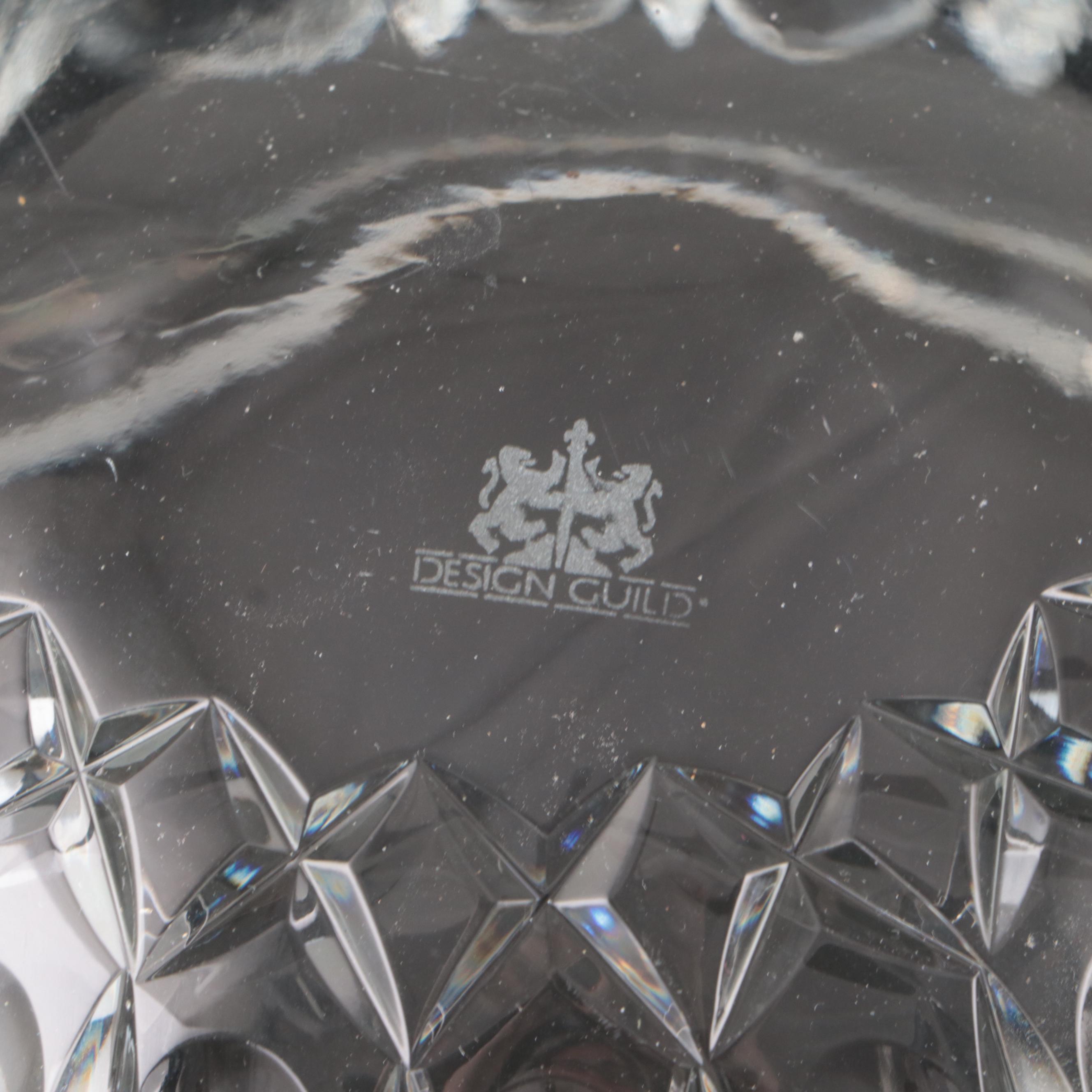 Design Guild Crystal Ice and Champagne Buckets with Metal Stands