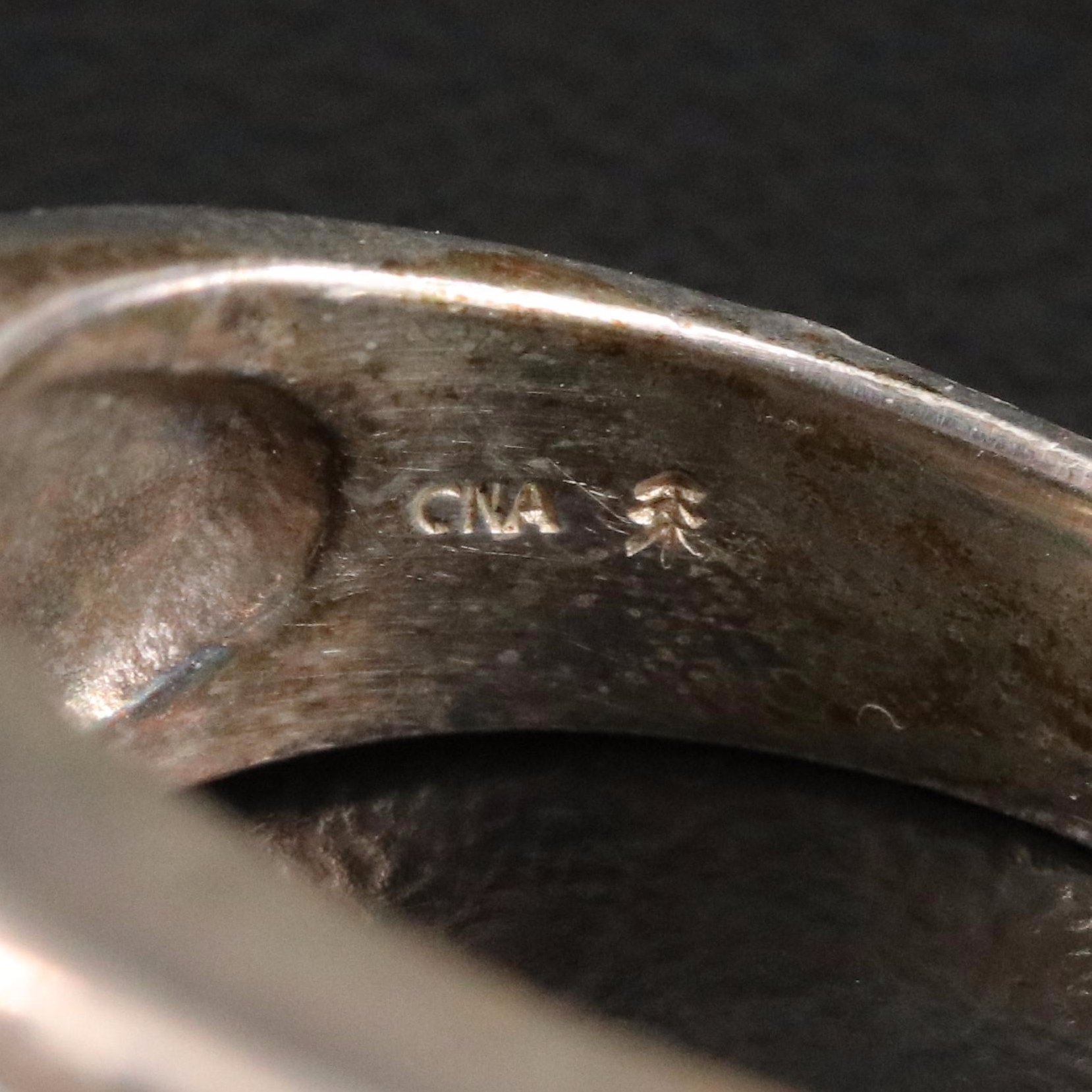 Sterling Hematite Ring