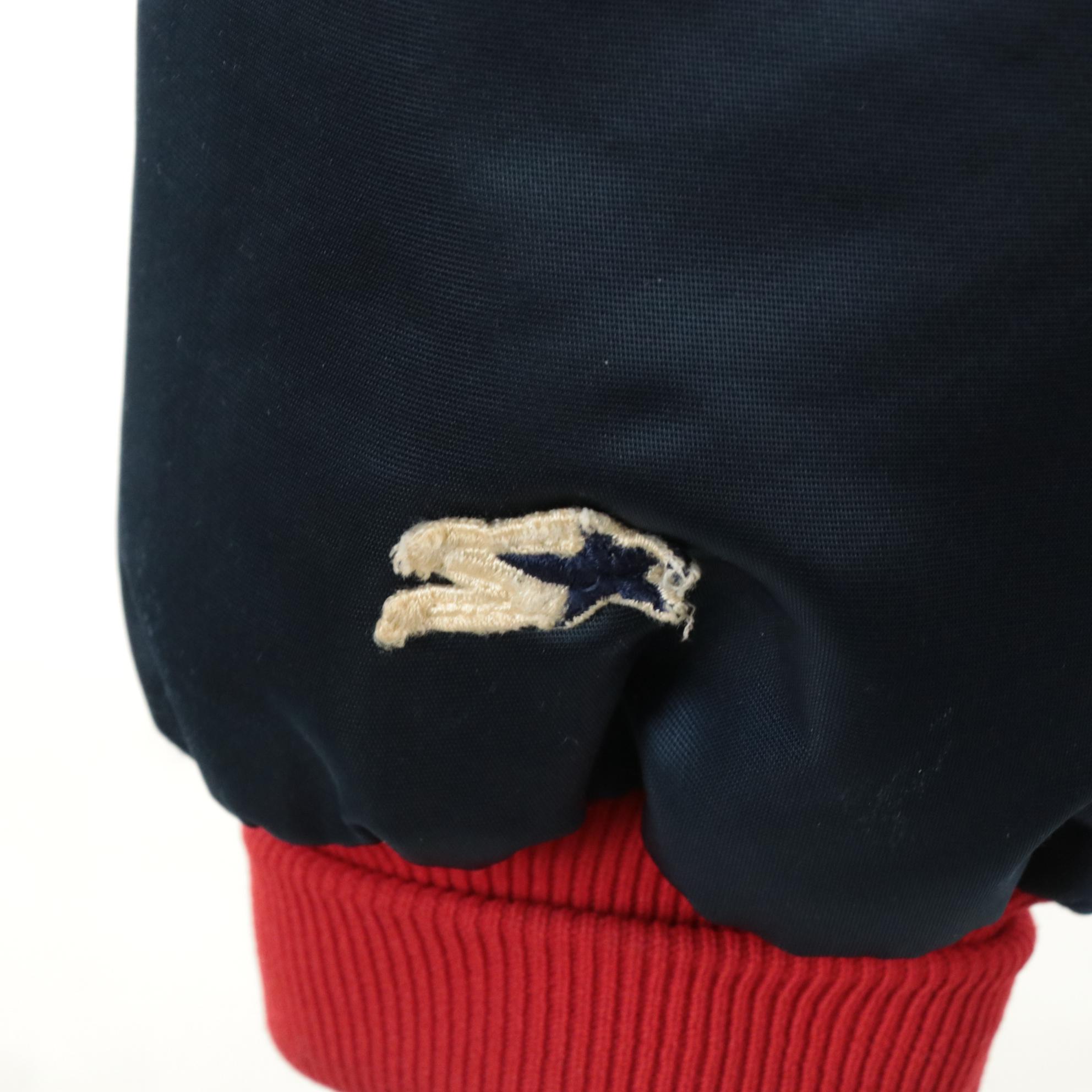 Men's Vintage Starter Diamond Collection Cleveland Indians Nylon Bomber Jacket