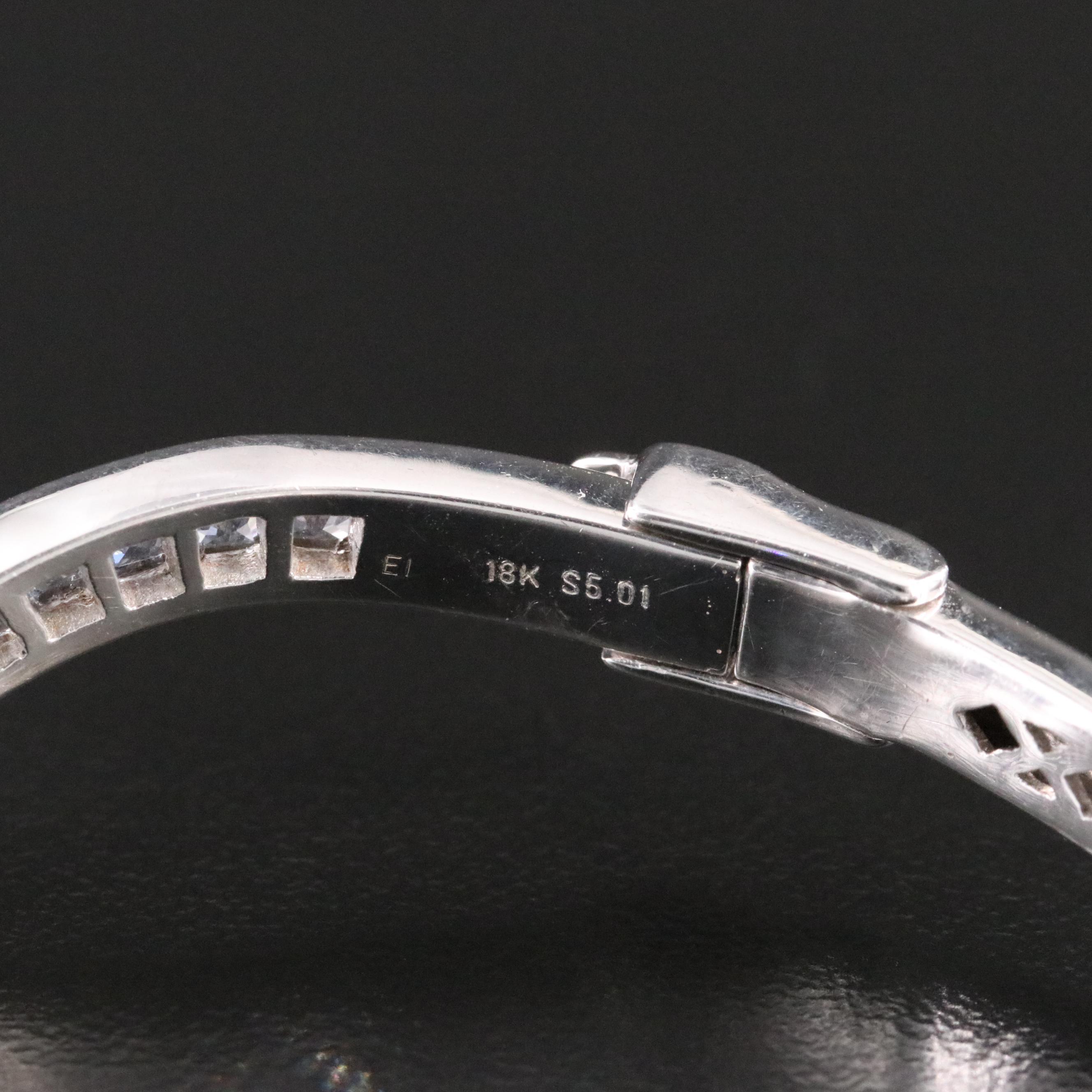 18K Sapphire Ombré Wave Bracelet