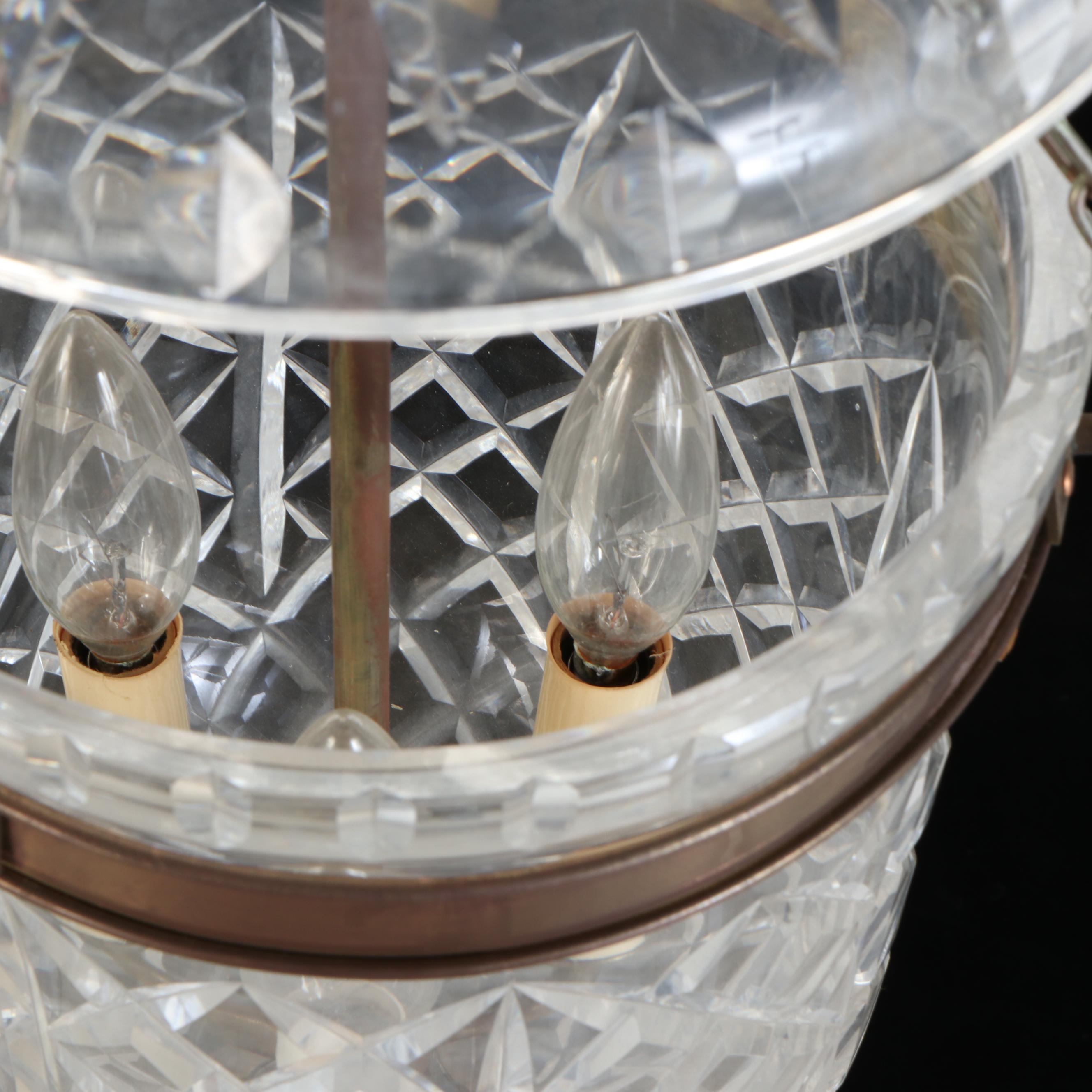 Waterford Crystal Bell Jar Chandelier