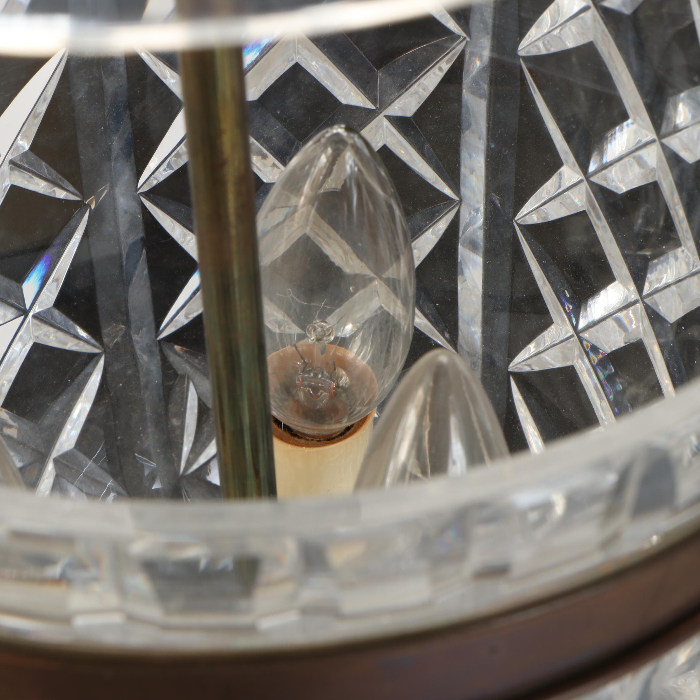 Waterford Crystal Bell Jar Chandelier