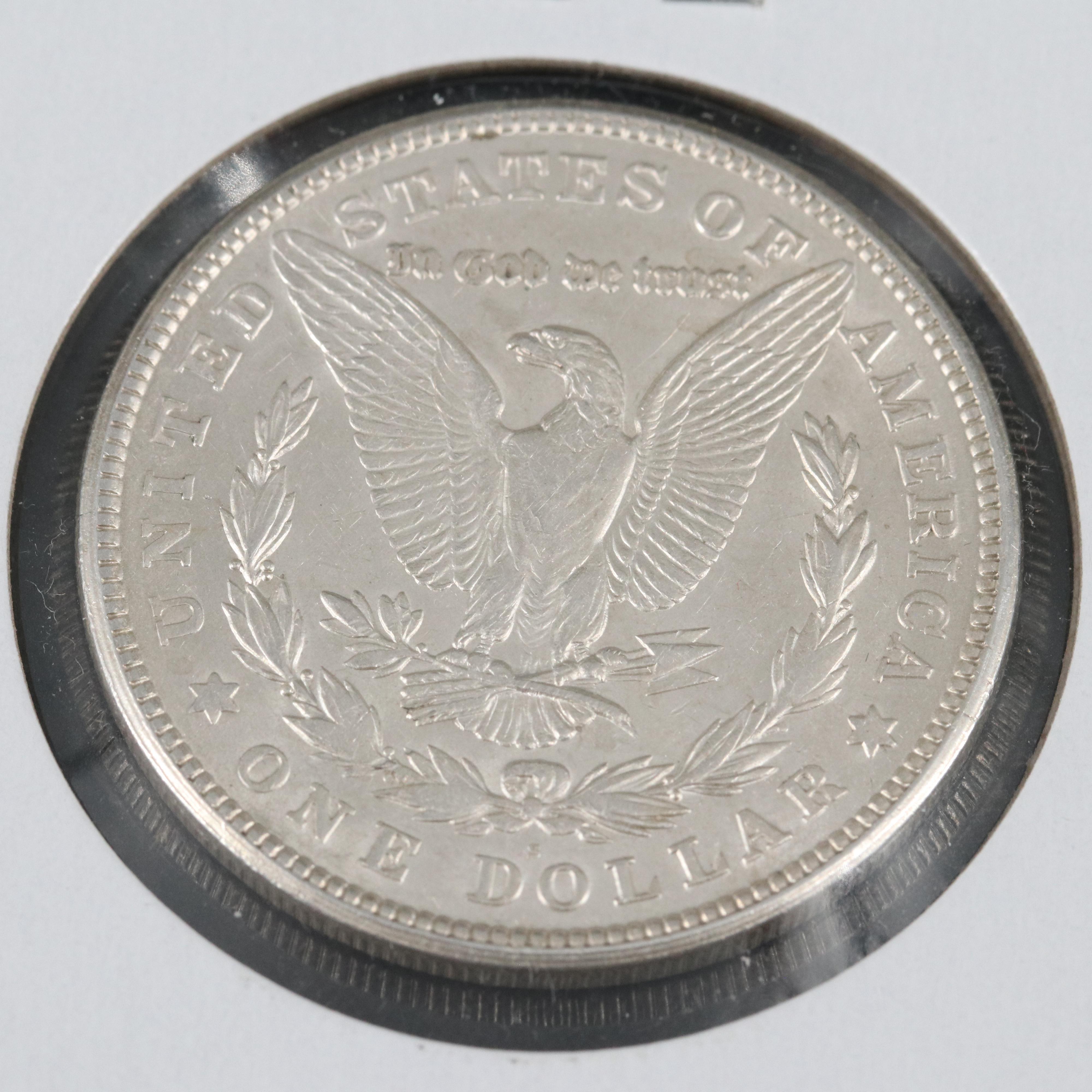 Two 1921-S Morgan Silver Dollars