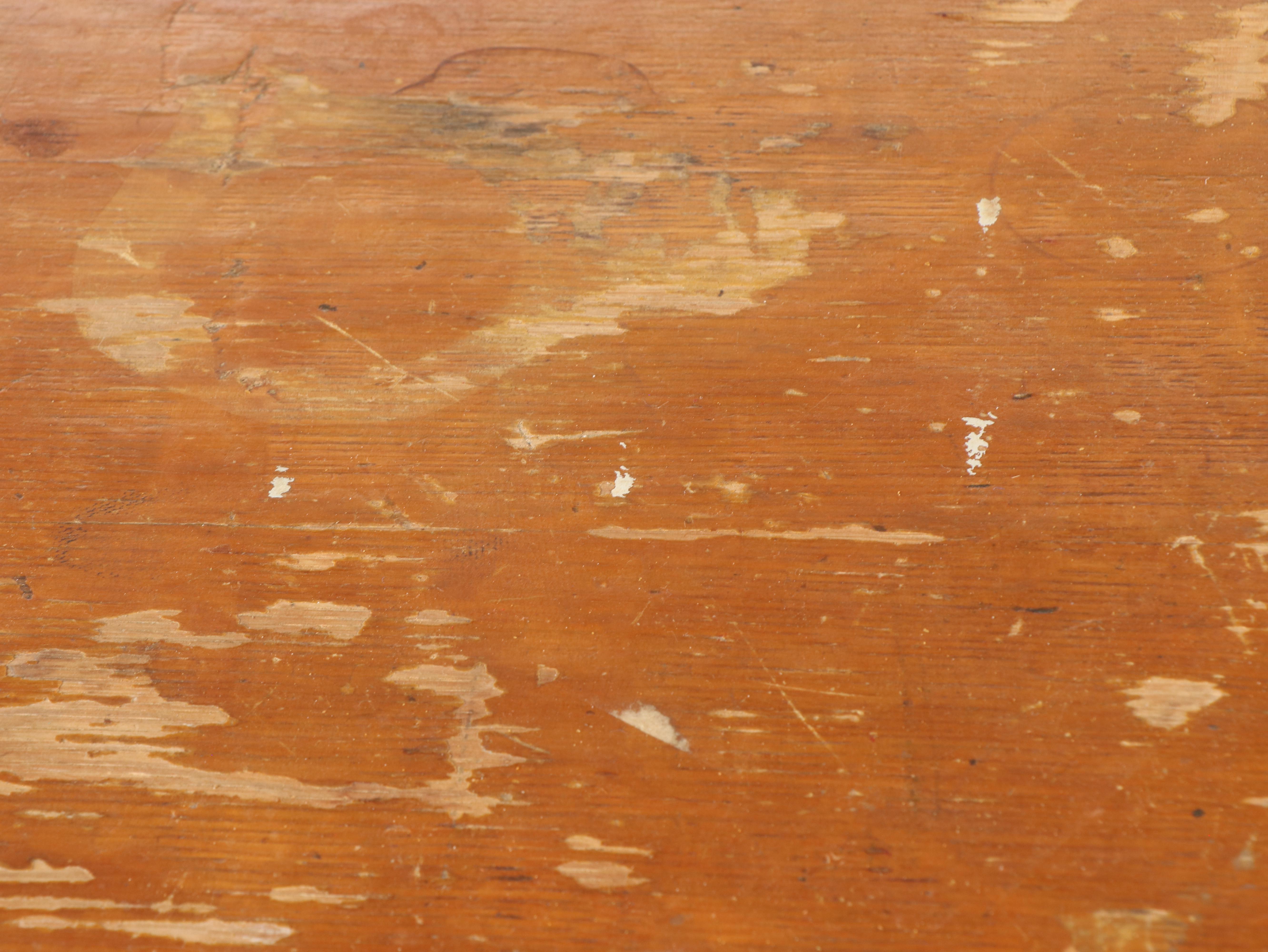 Mid Century Modern Wood Typewriter Desk with L. C. Smith & Corona Typewriter