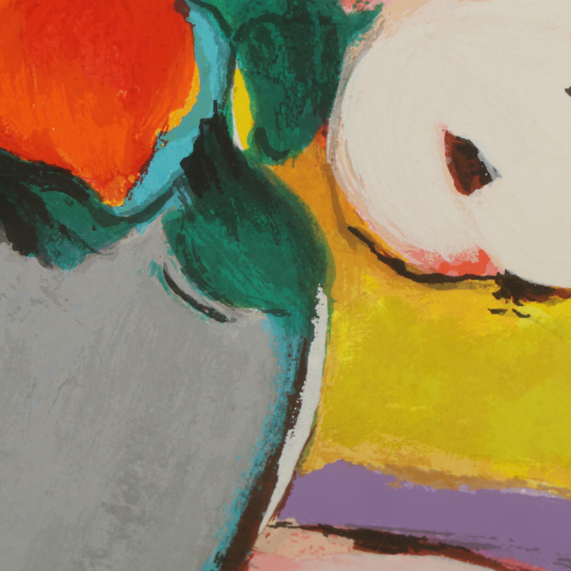 Zamy Steynovitz Artist's Proof Signed Serigraph "Eiffel Flowers"