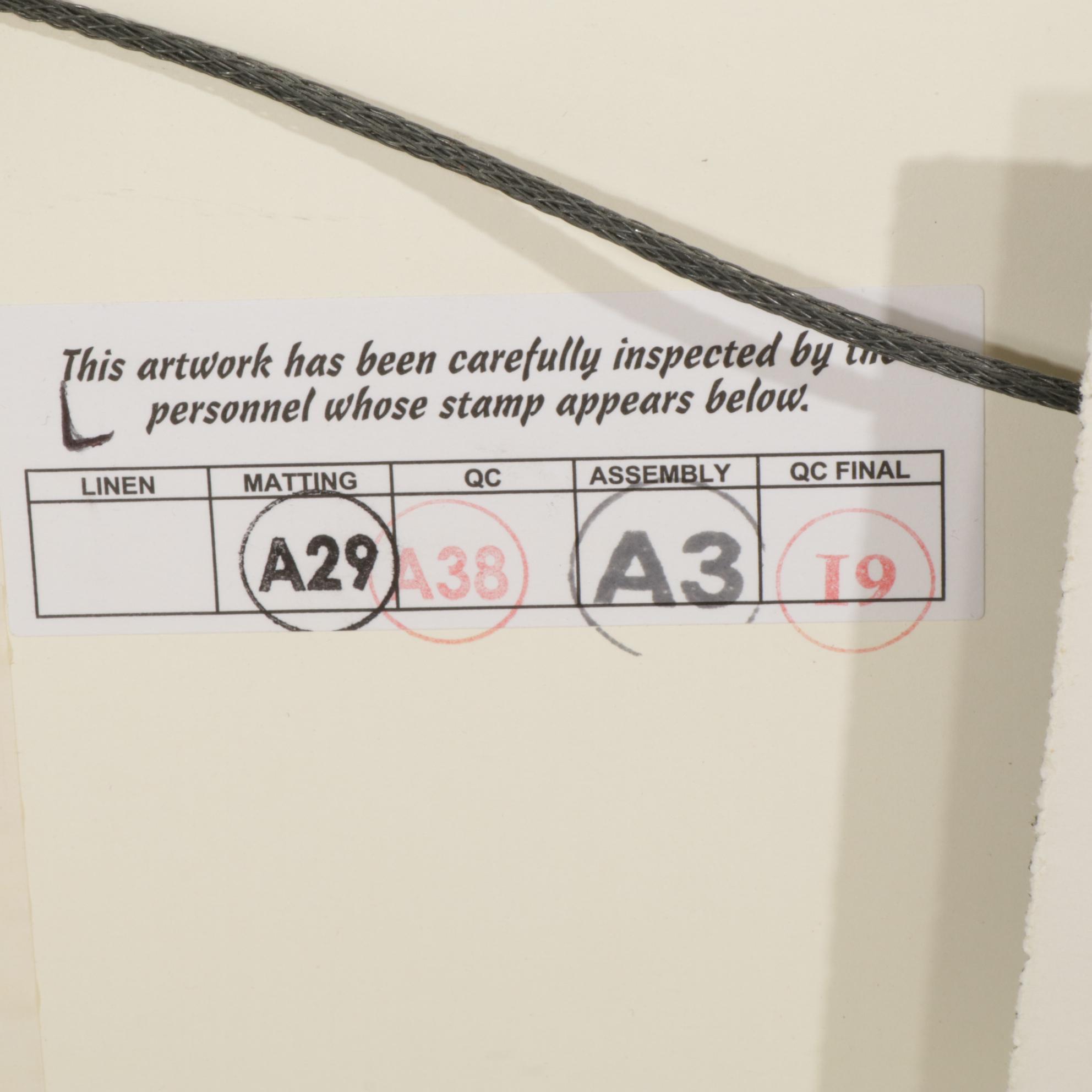 Zamy Steynovitz Artist's Proof Signed Serigraph "Eiffel Flowers"