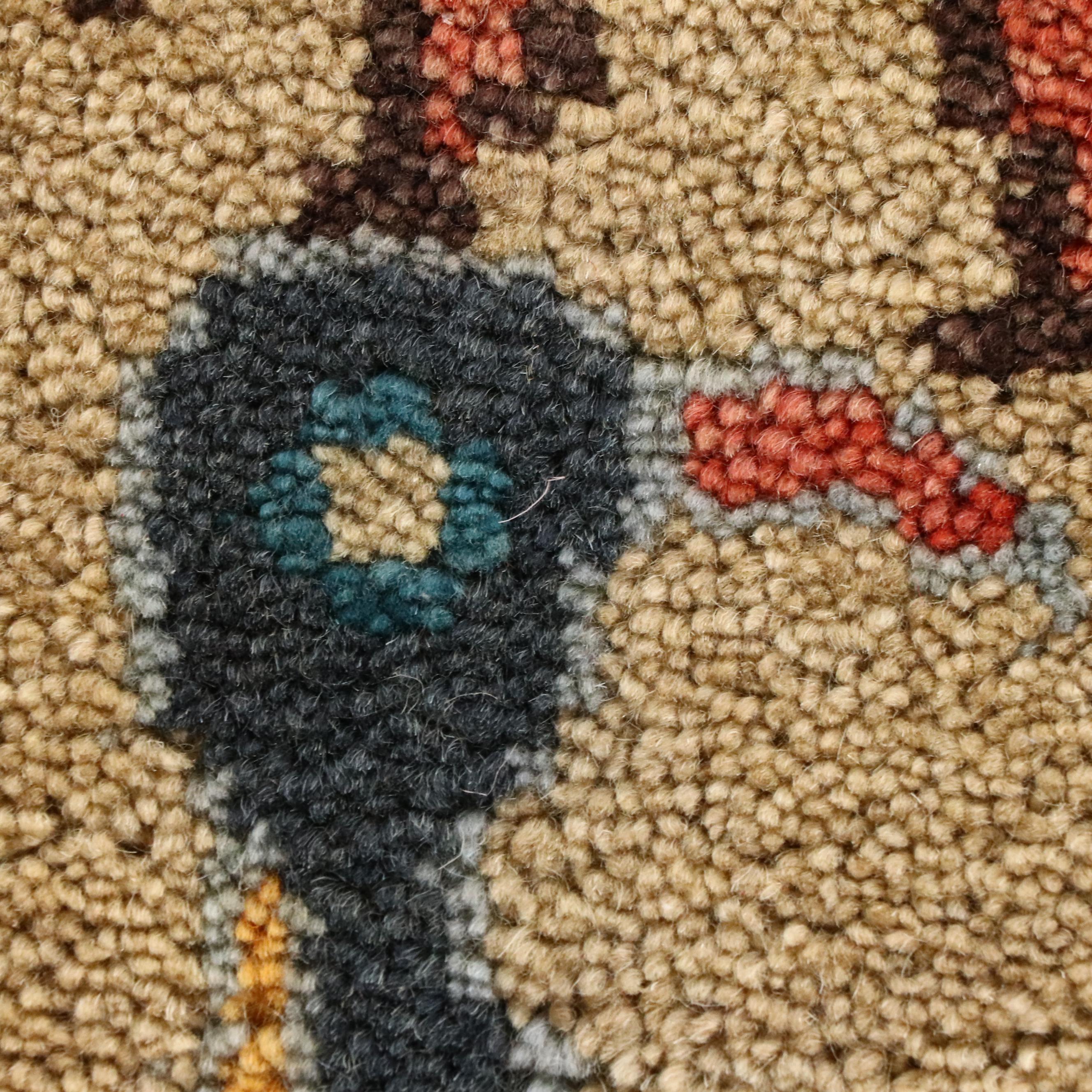 8'10 x 12'1 Hand-Knotted Indo-Persian Pictorial Room-Sized Rug