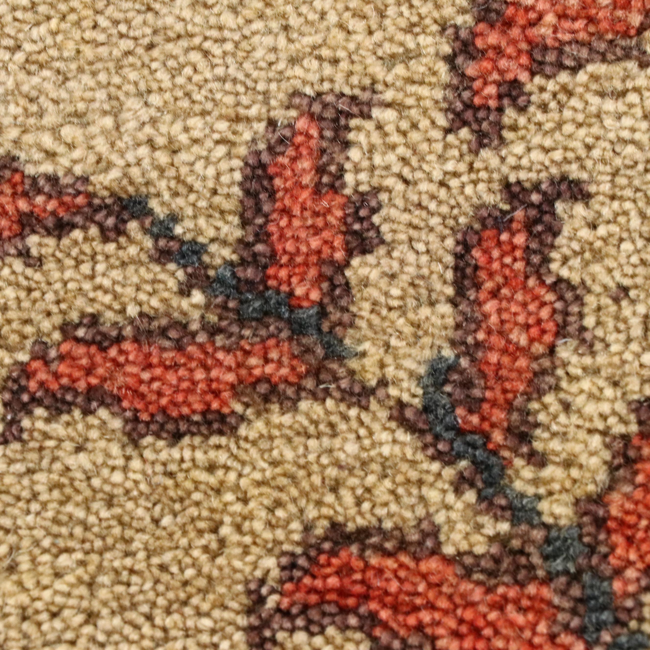 8'10 x 12'1 Hand-Knotted Indo-Persian Pictorial Room-Sized Rug