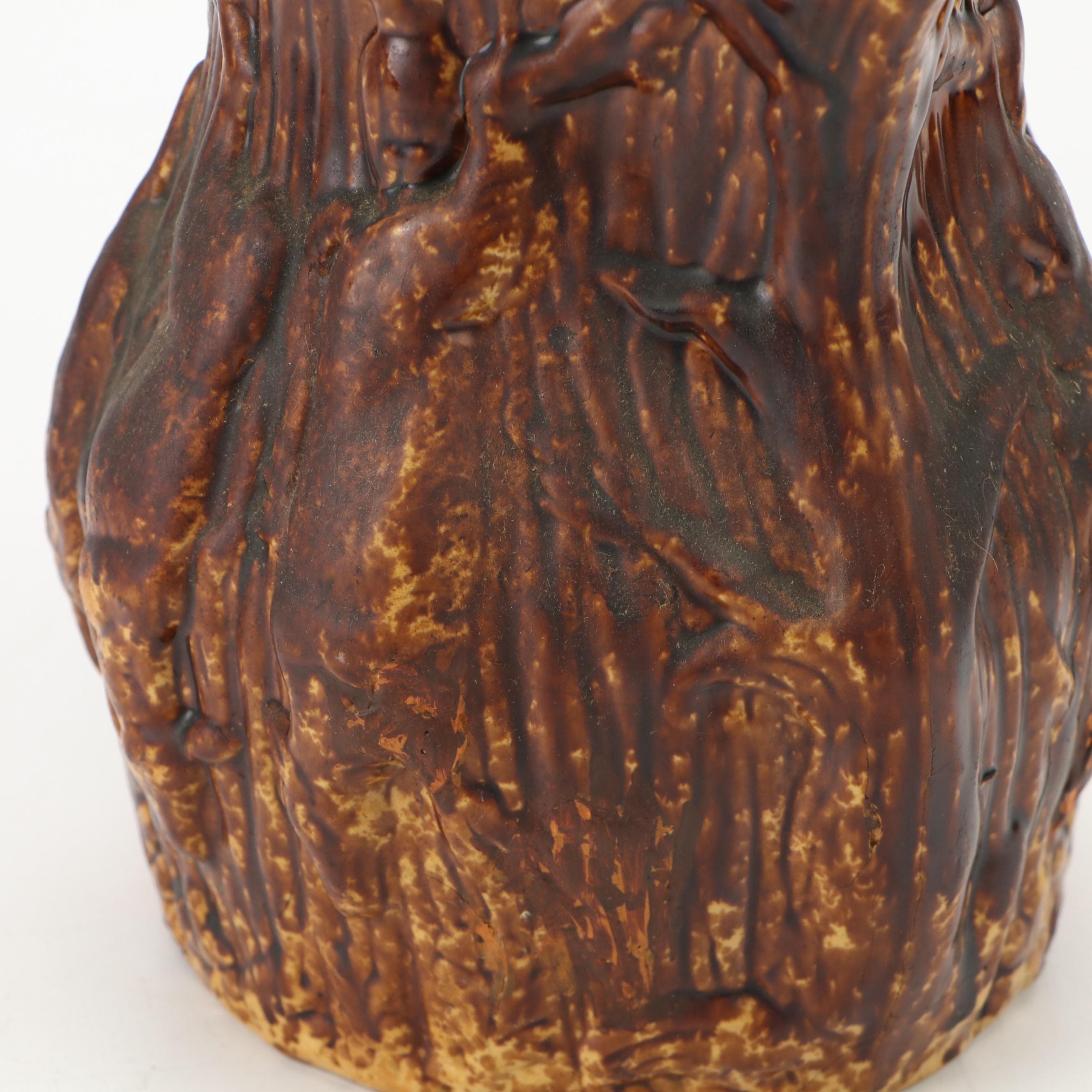 American Rockingham Glaze Hunt Pitcher, 19th Century