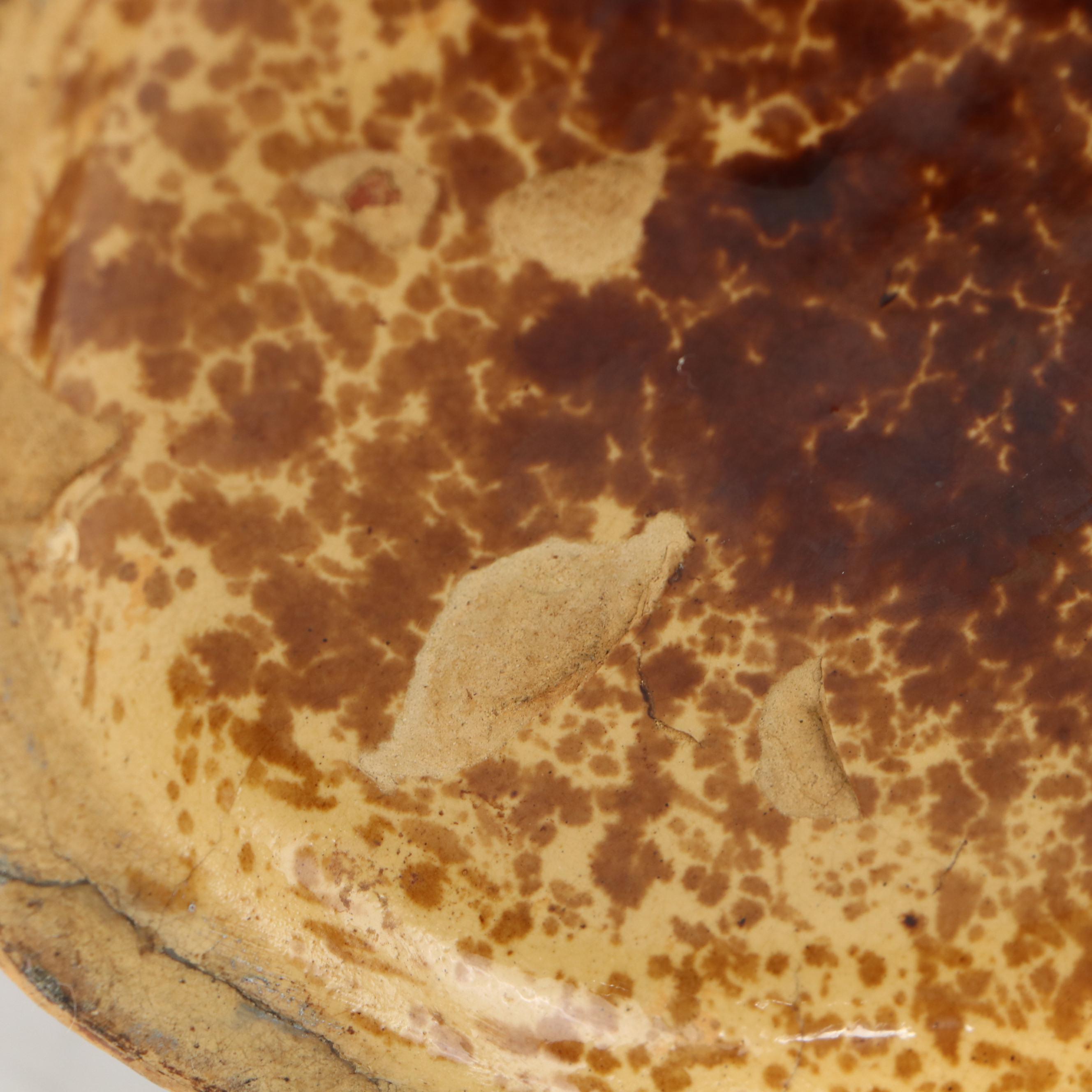 American Rockingham Glaze Hunt Pitcher, 19th Century