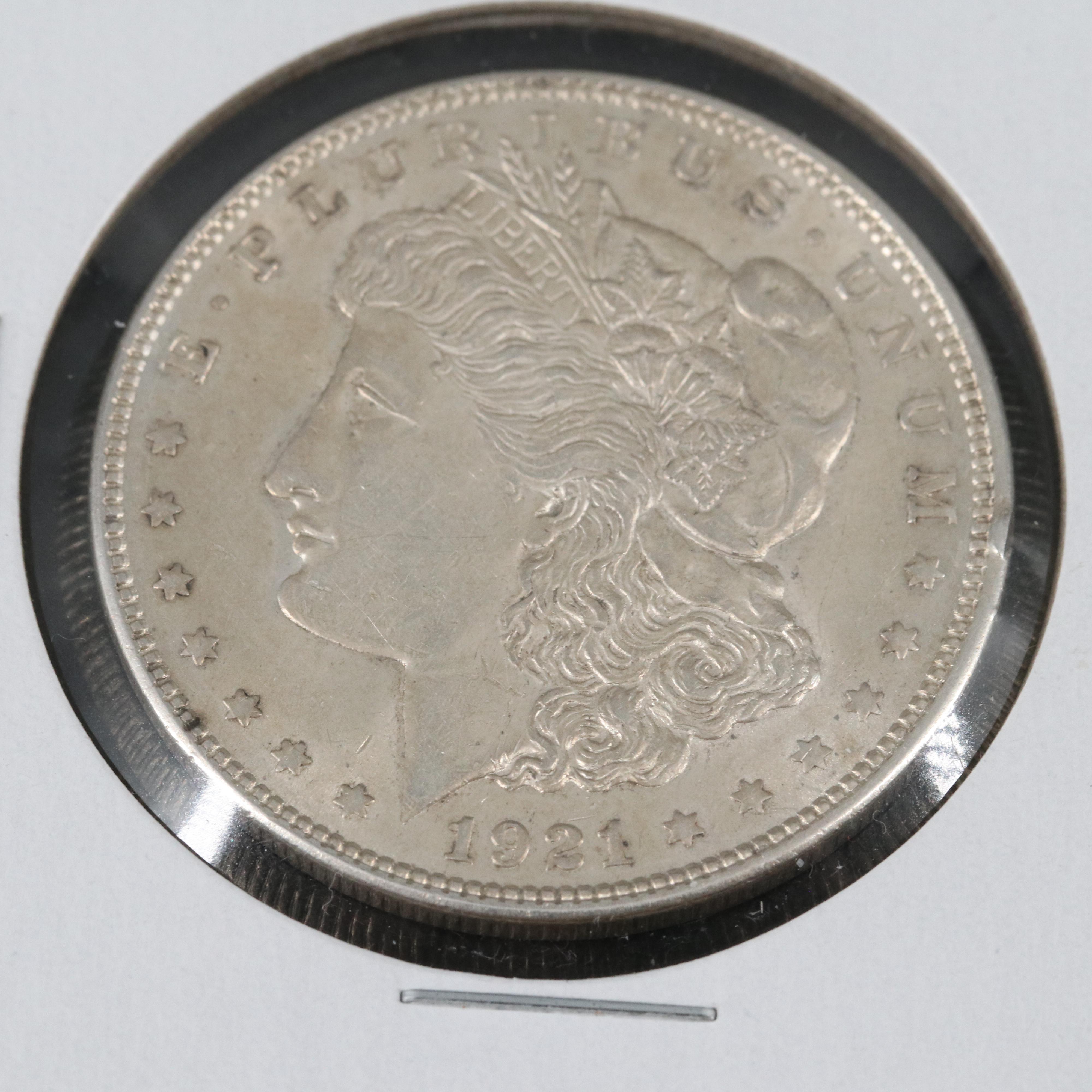 1921 Morgan and 1922 Peace Dollar