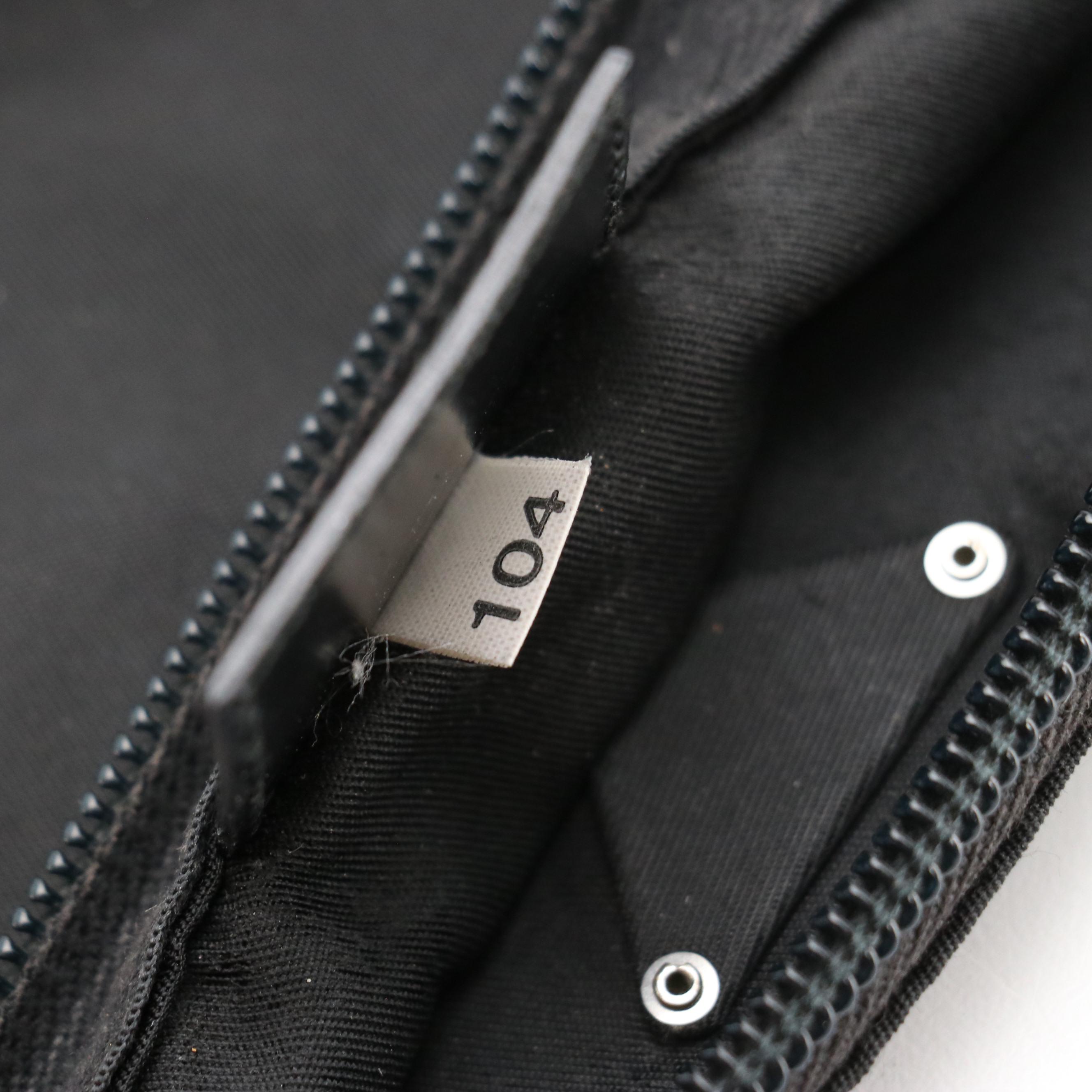 Prada Black Tessuto Nylon Zip Pouch