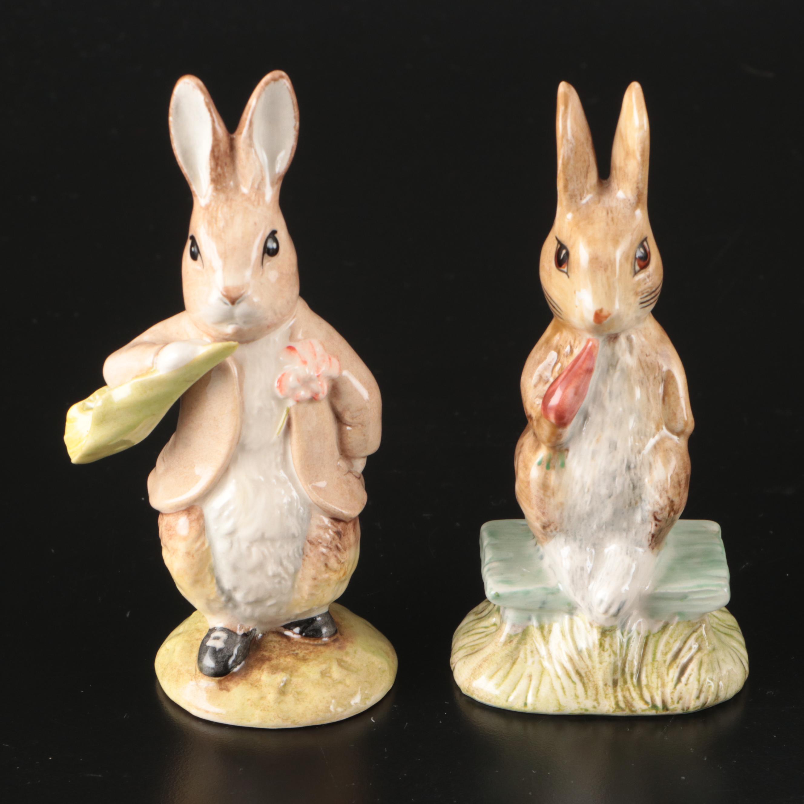 Beatrix Potter Ceramic "Peter Rabbit" and Other Animal Figures