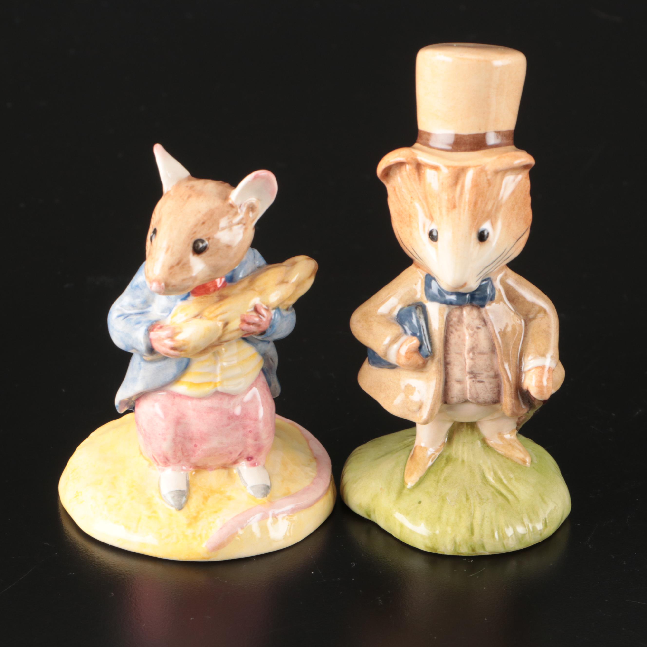 Beatrix Potter Ceramic "Peter Rabbit" and Other Animal Figures