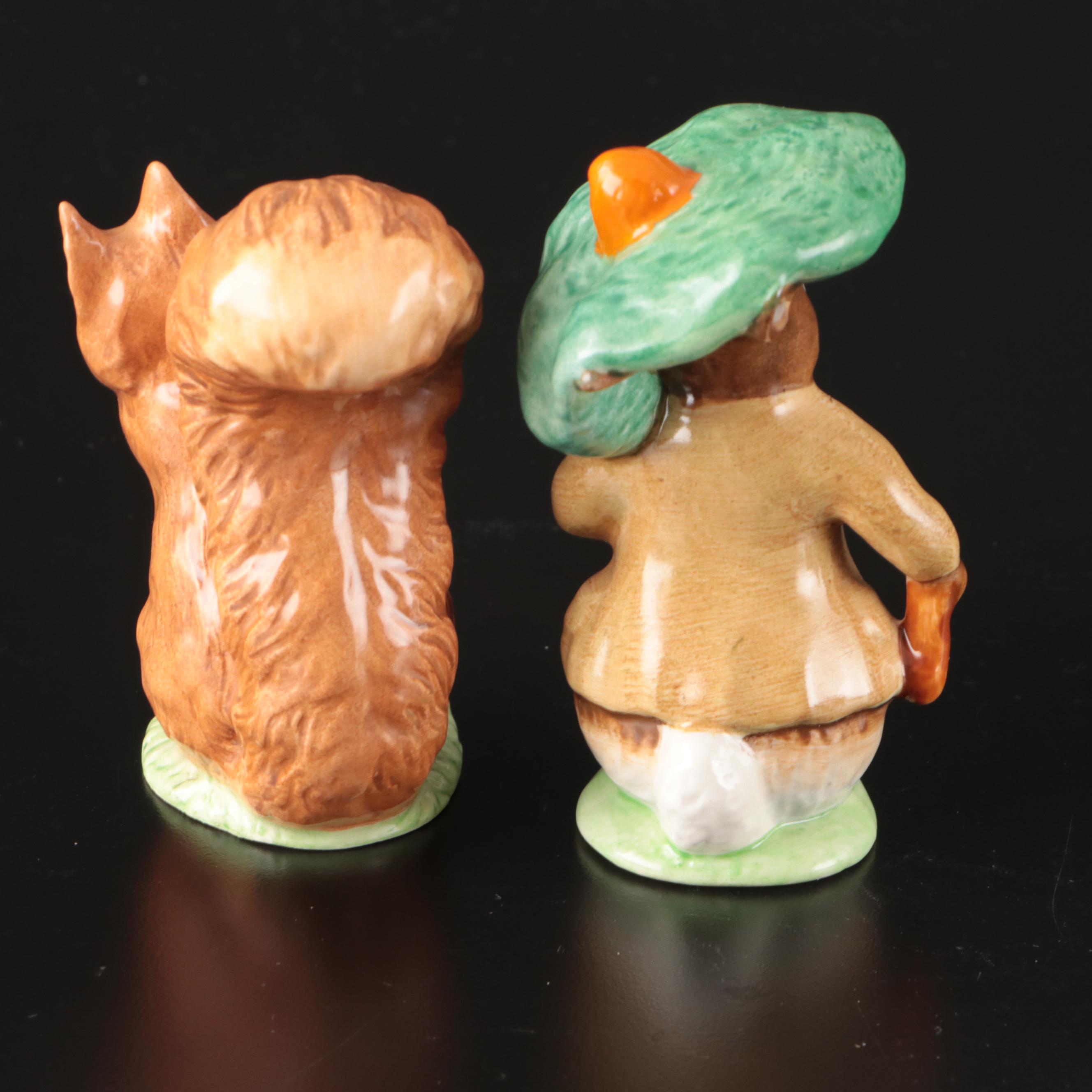 Beatrix Potter Ceramic "Peter Rabbit" and Other Animal Figures