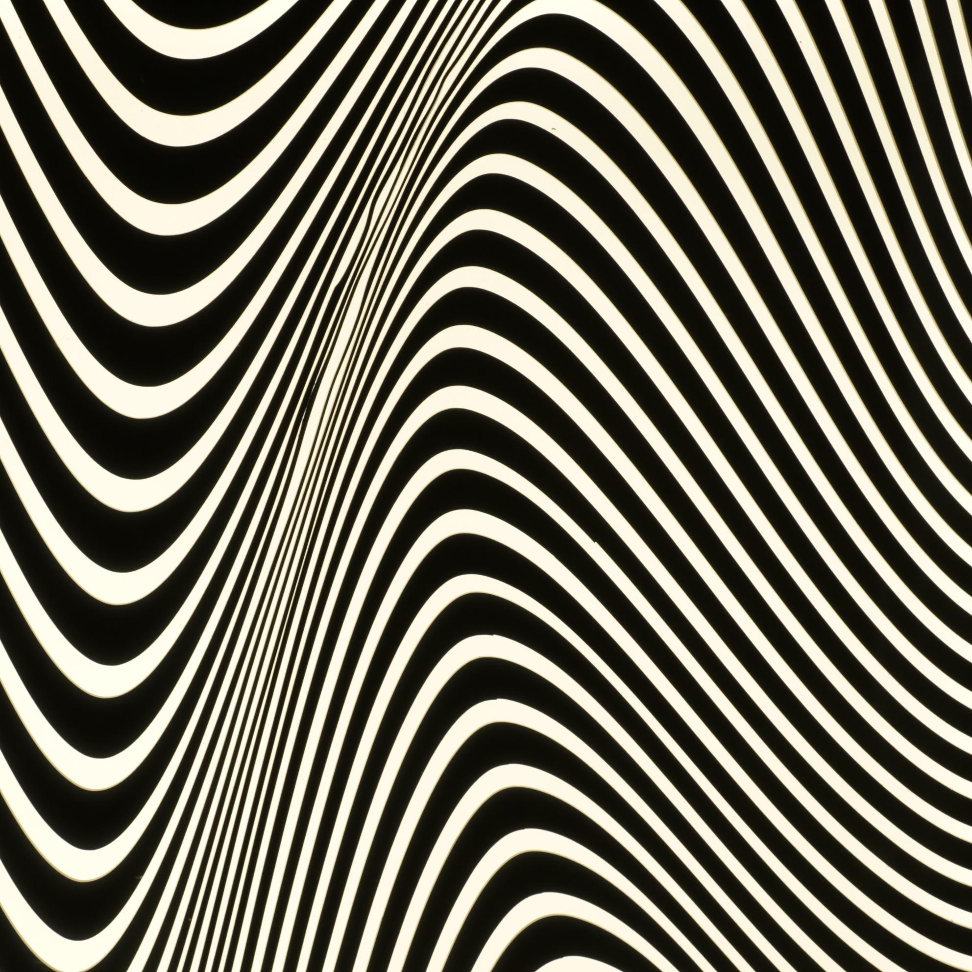 "Demi-Moire" LED Light Panel Art Signed and Dated Dondo, 2024