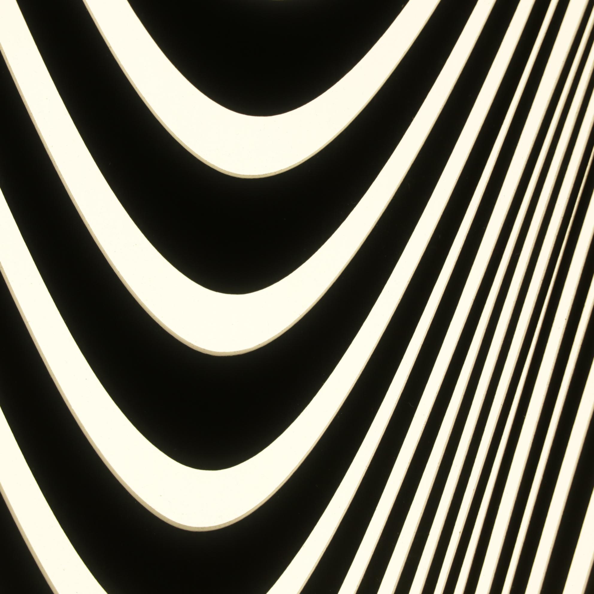 "Demi-Moire" LED Light Panel Art Signed and Dated Dondo, 2024