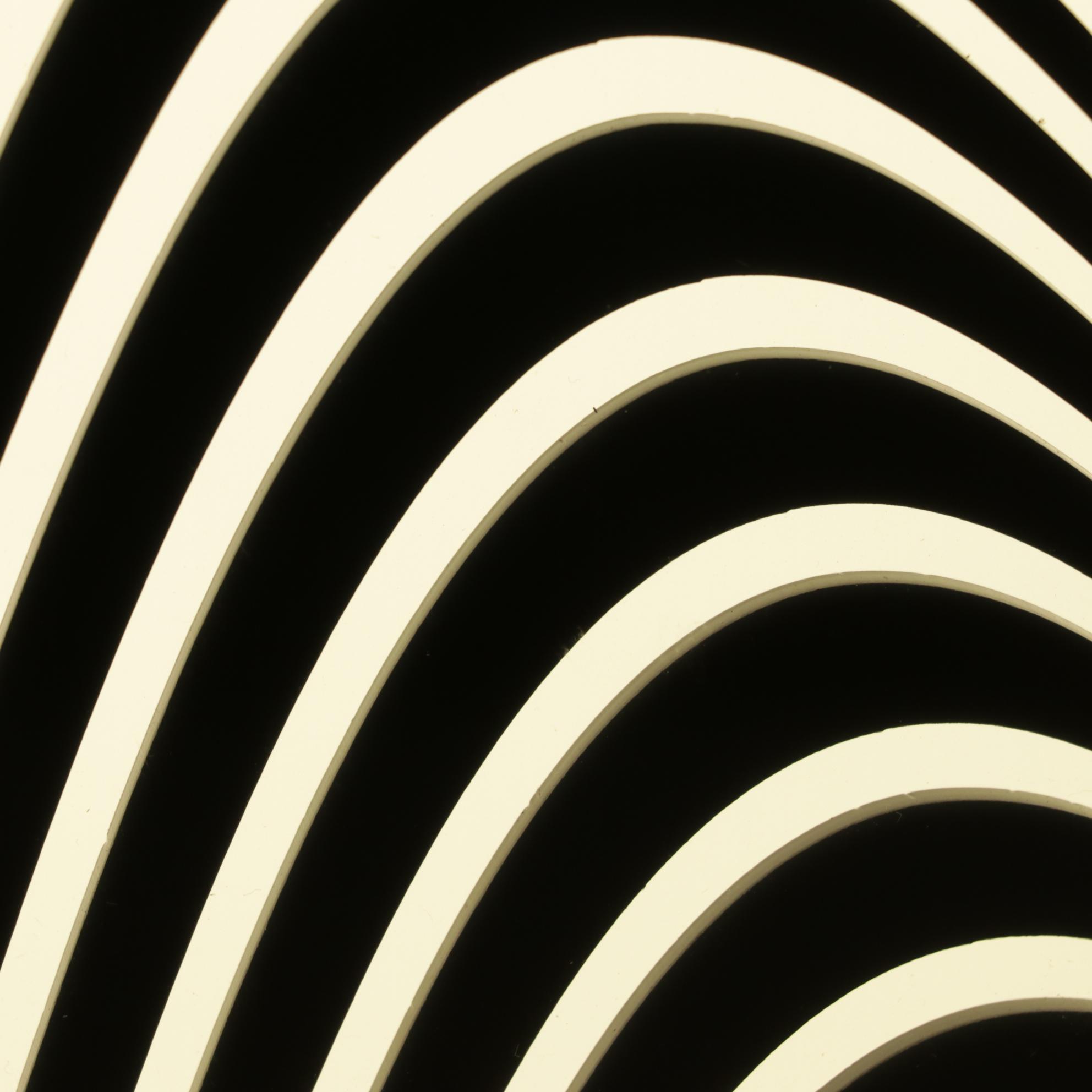 "Demi-Moire" LED Light Panel Art Signed and Dated Dondo, 2024