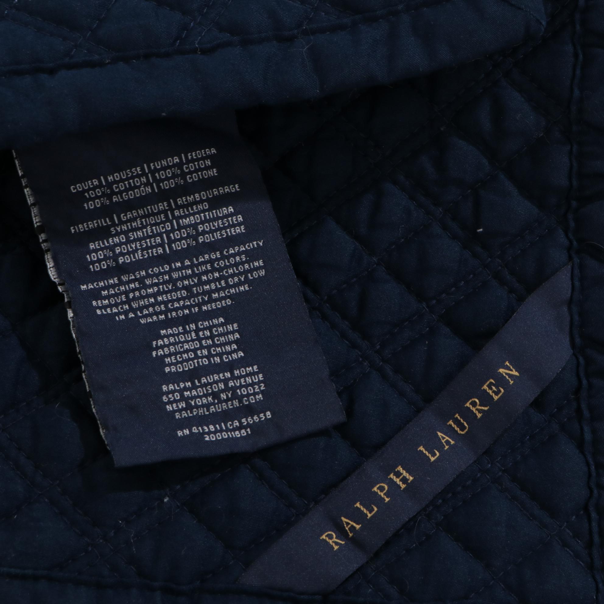 Ralph Lauren Home Cotton Quilted Coverlet, Printed Linen Duvet Cover, Bedding