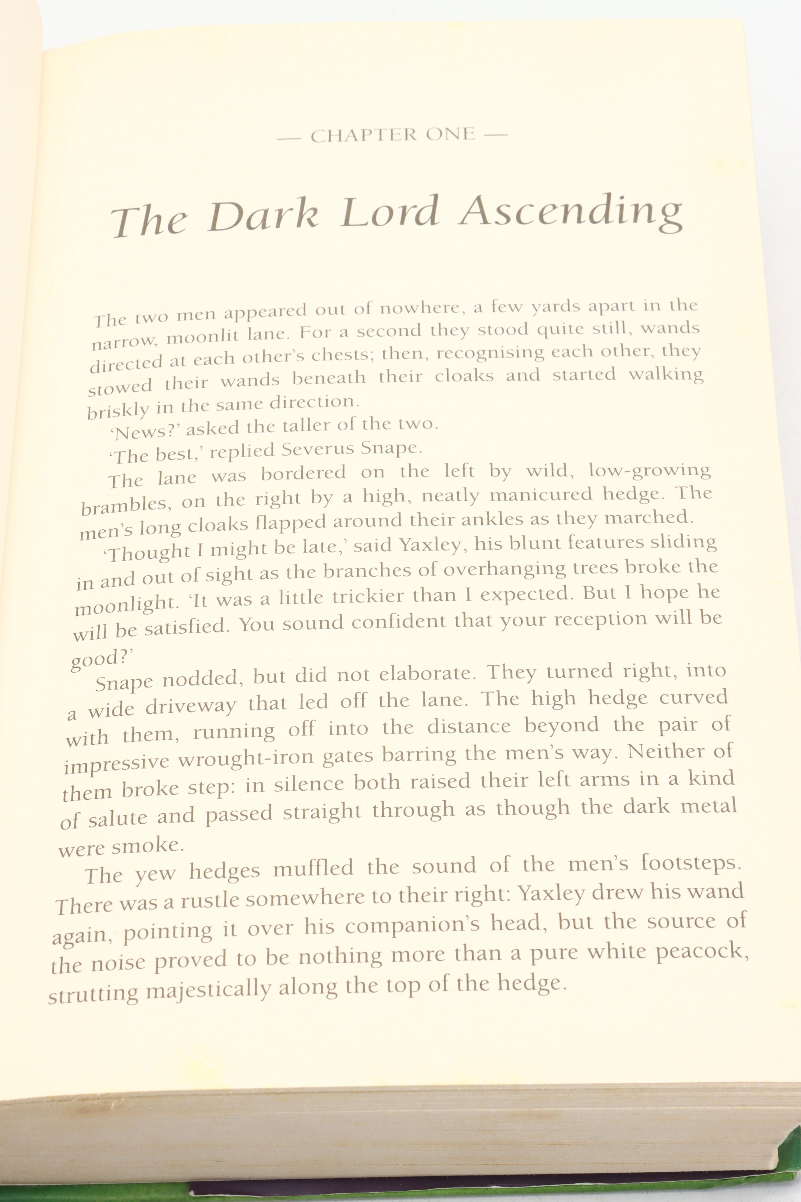 First UK Edition "Harry Potter and the Deathly Hallows" by J. K. Rowling, 2007