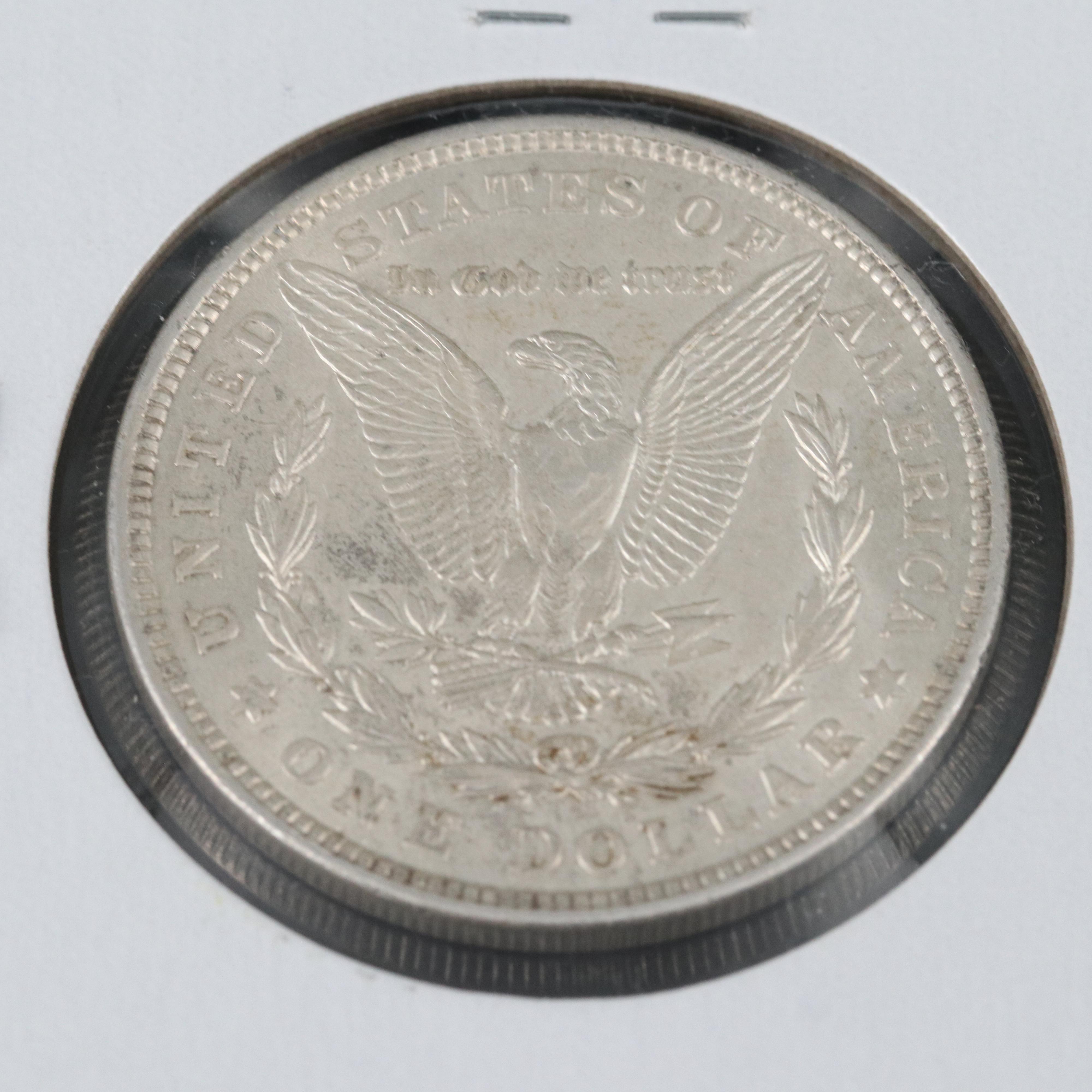 Two 1921 Morgan Silver Dollars
