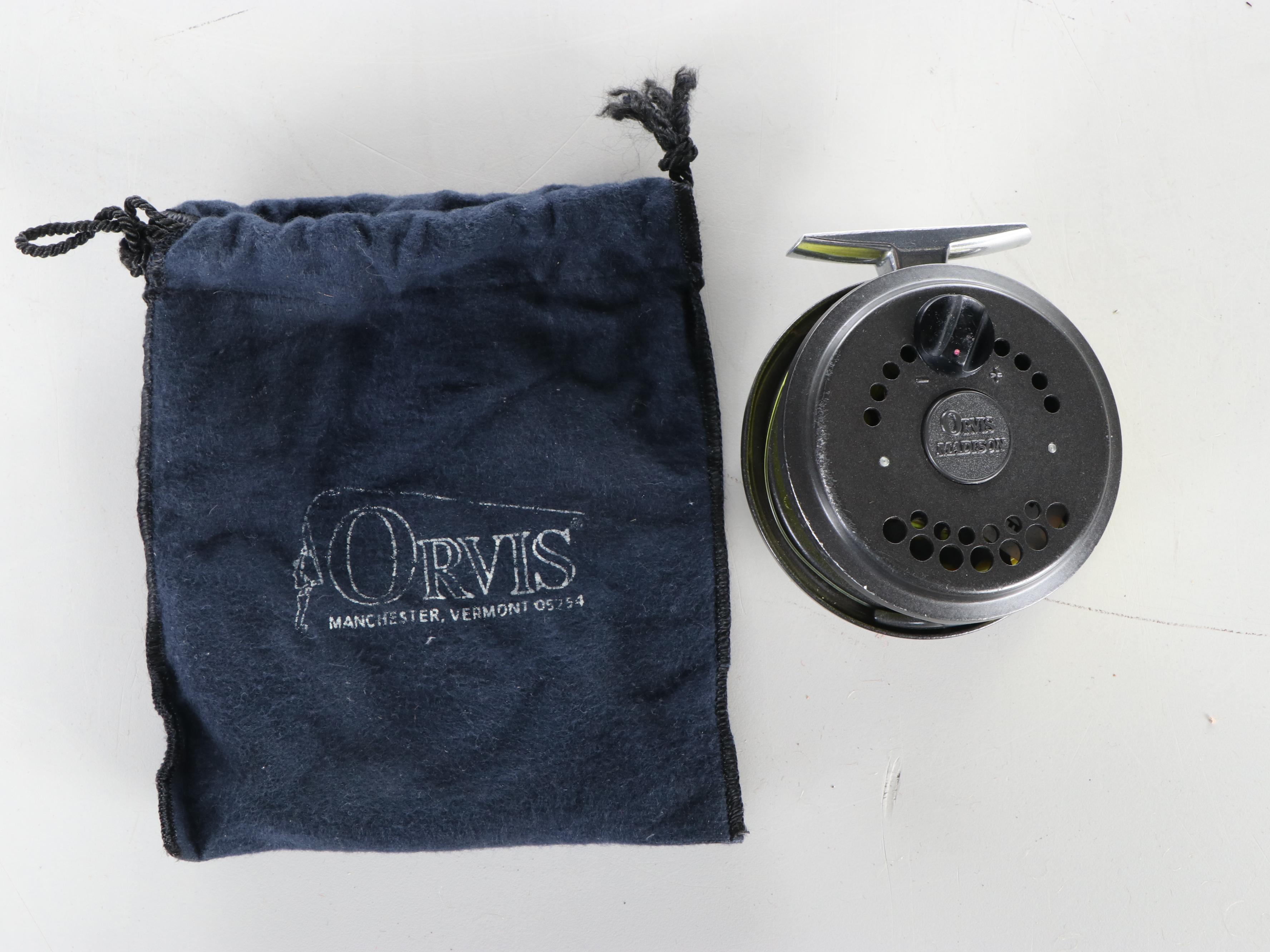 St. Croix Fly Fishing Rod with DB Dun Rod Case and Orvis Madison Fly Reel