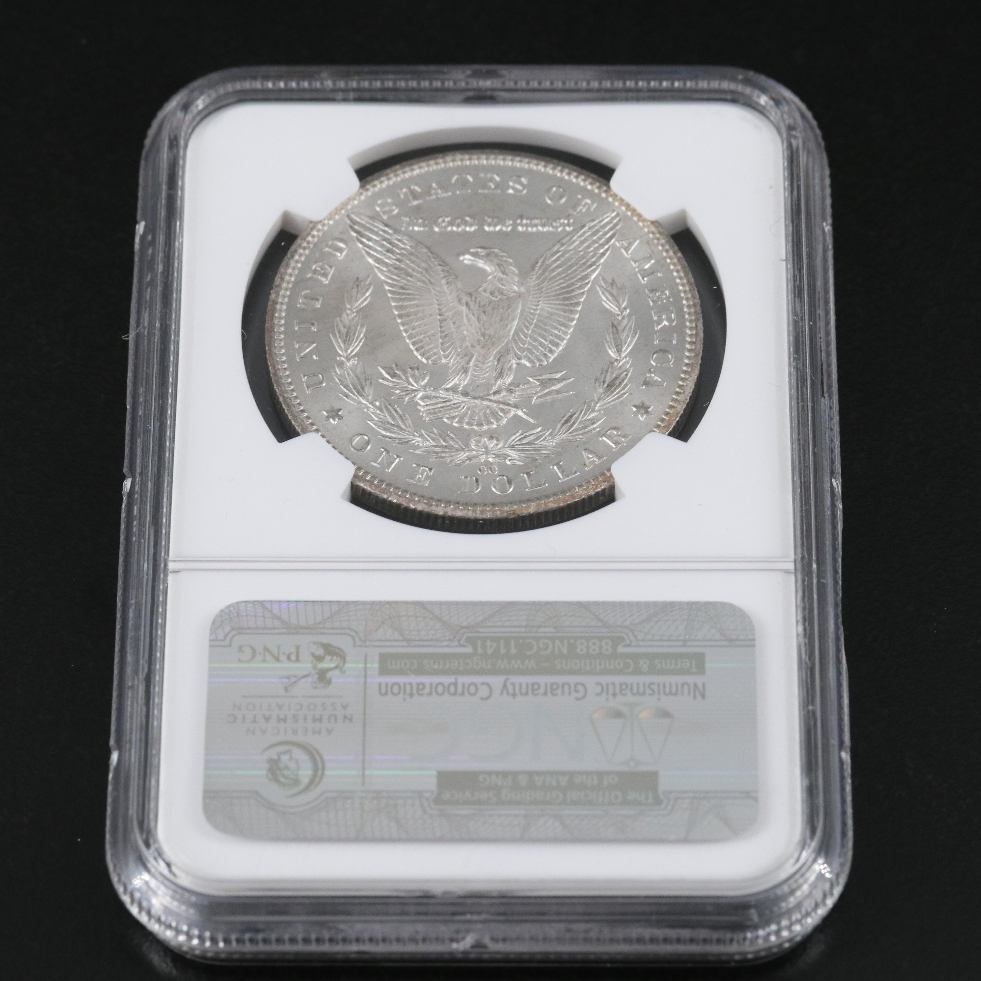 NGC MS62 1884-CC Morgan Silver Dollar