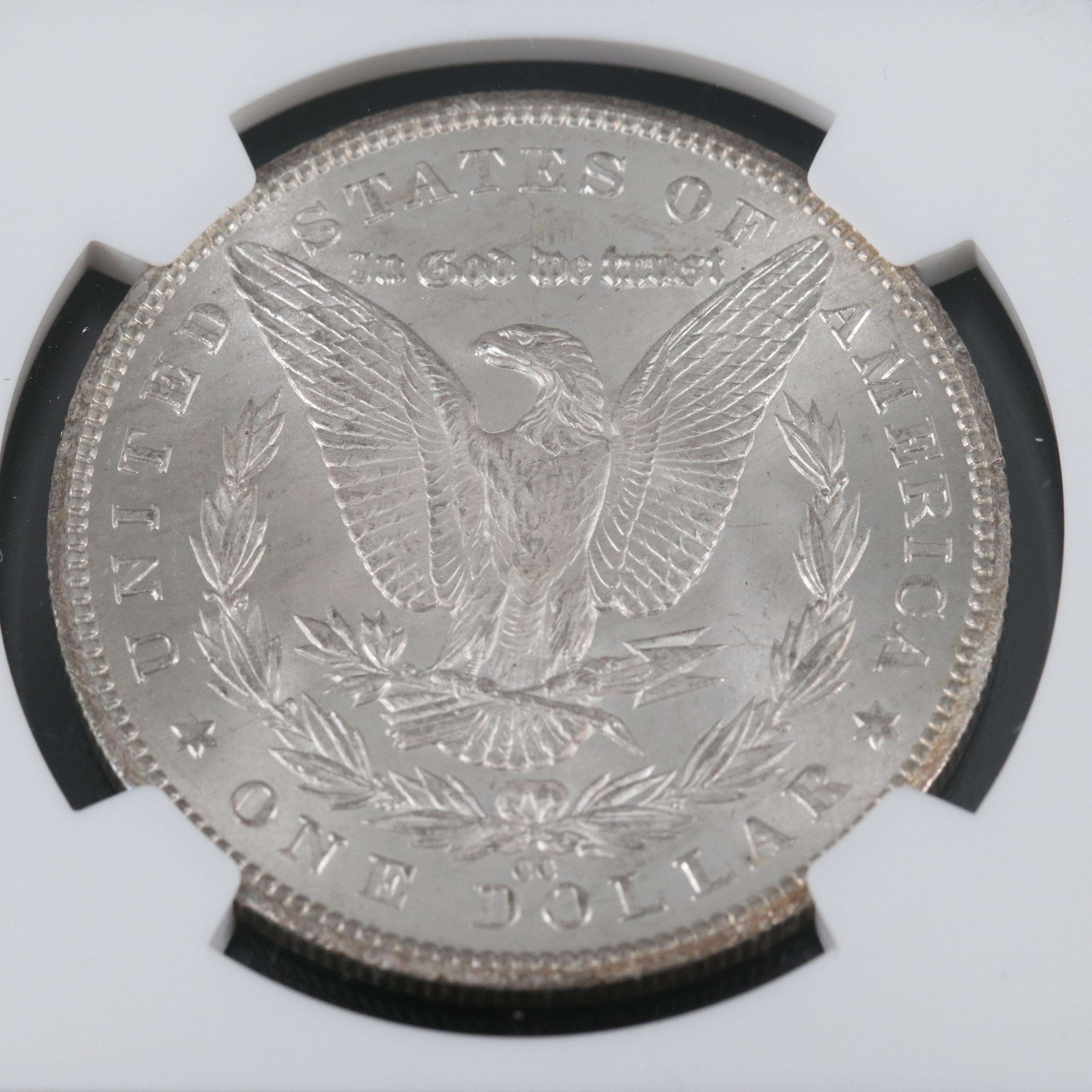 NGC MS62 1884-CC Morgan Silver Dollar