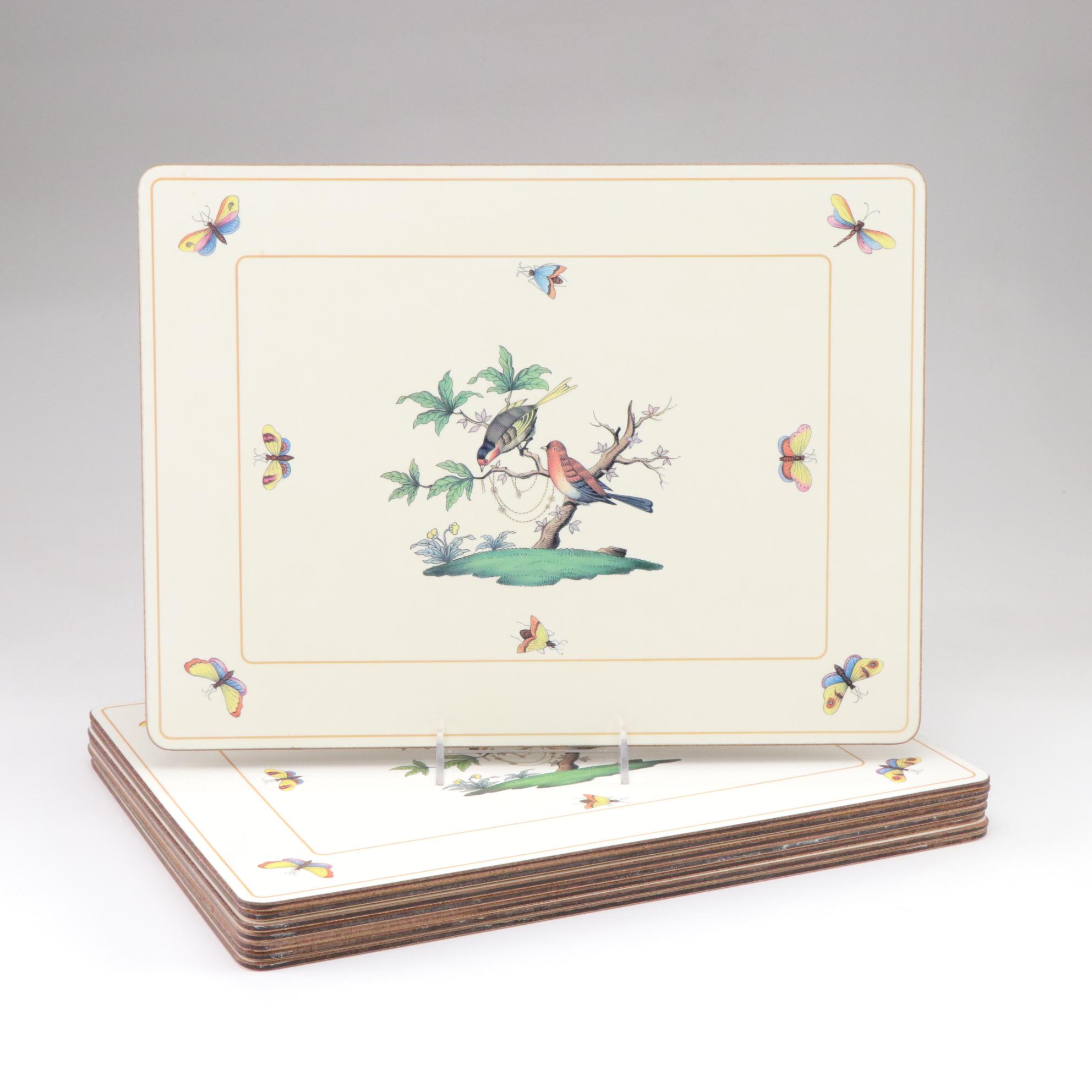 Herend "Rothschild Birds" Cork Placemats by Pimpernel