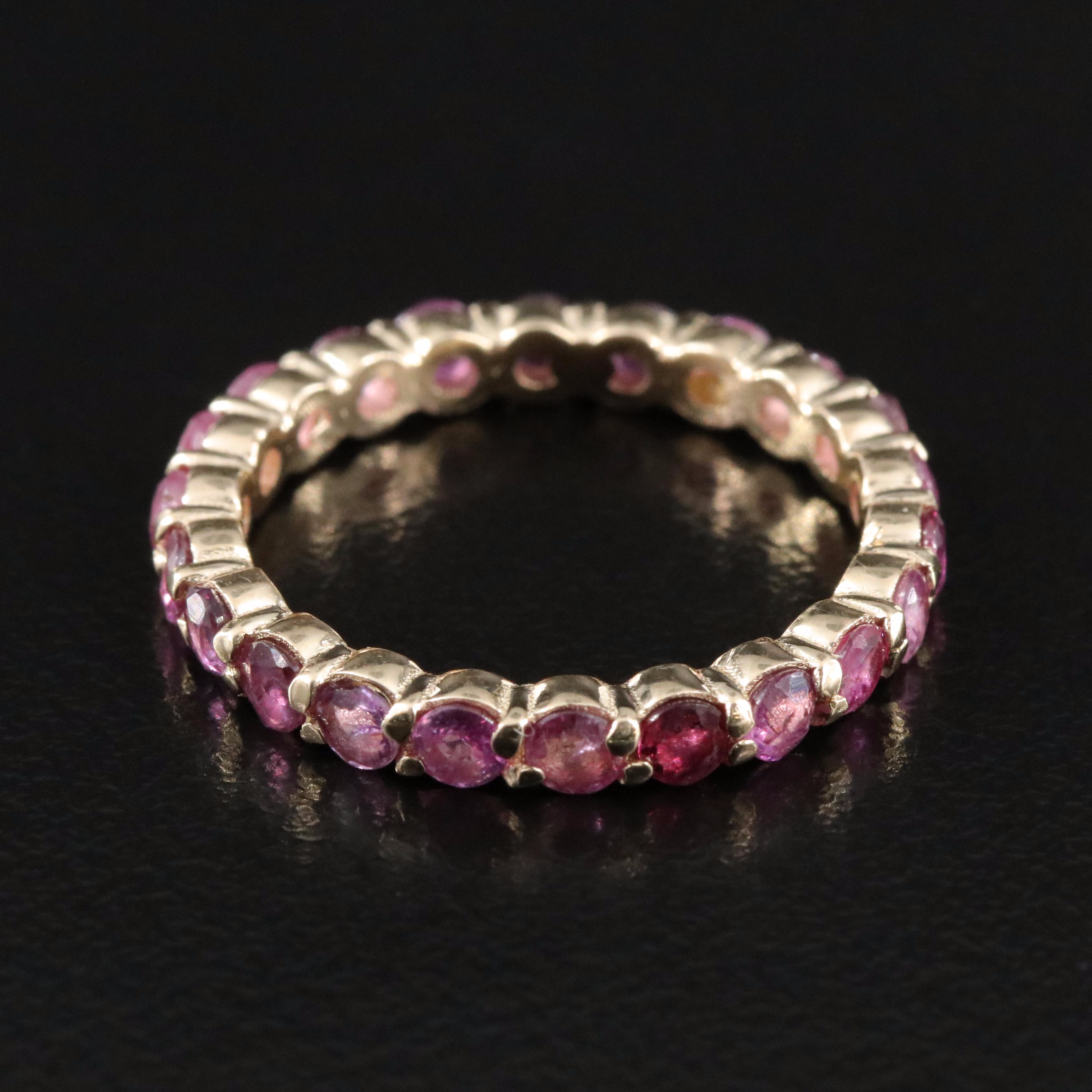 14K Ruby Eternity Ring