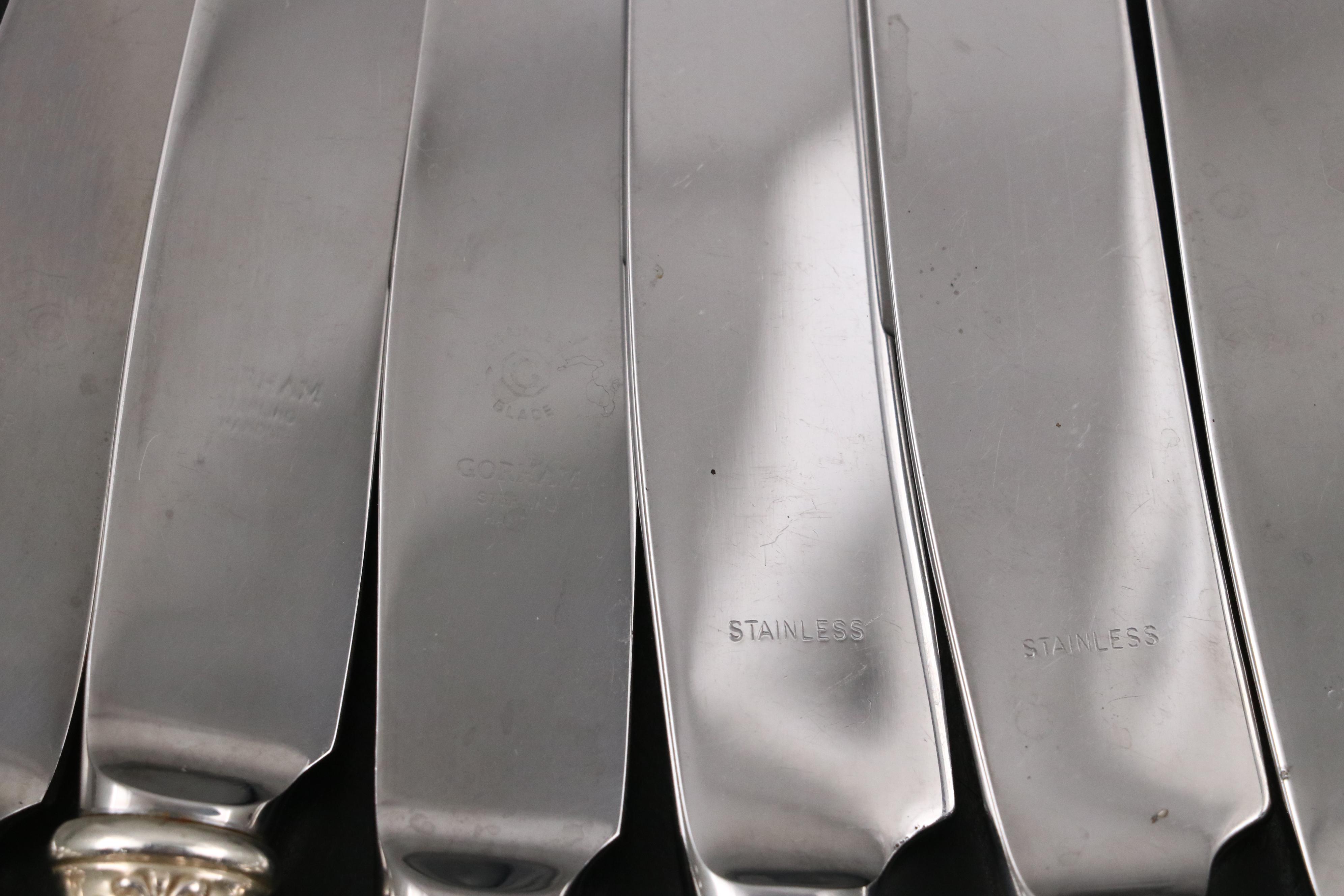 Gorham "Lily" with Other Sterling Silver Flatware, 20th Century