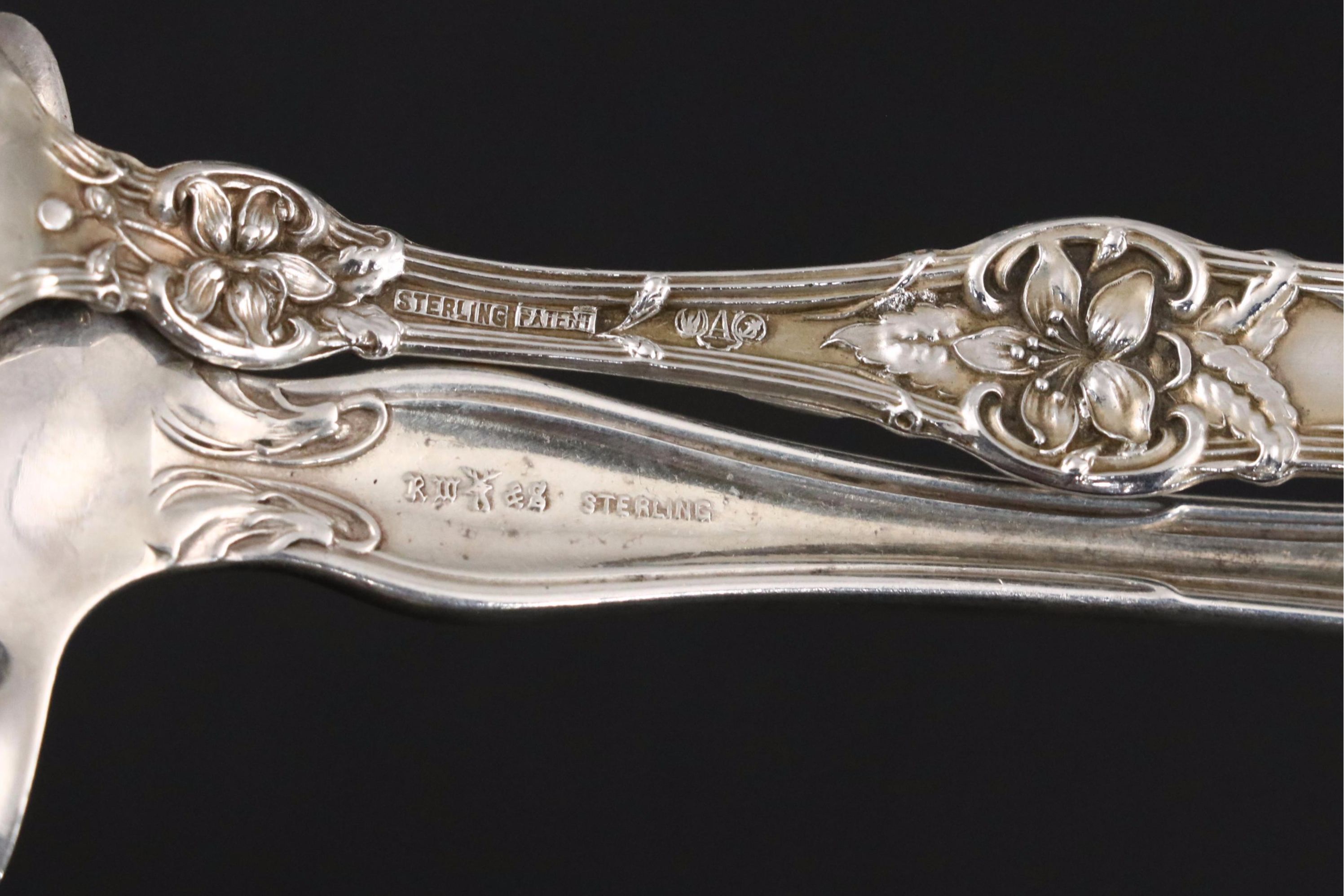Gorham "Lily" with Other Sterling Silver Flatware, 20th Century