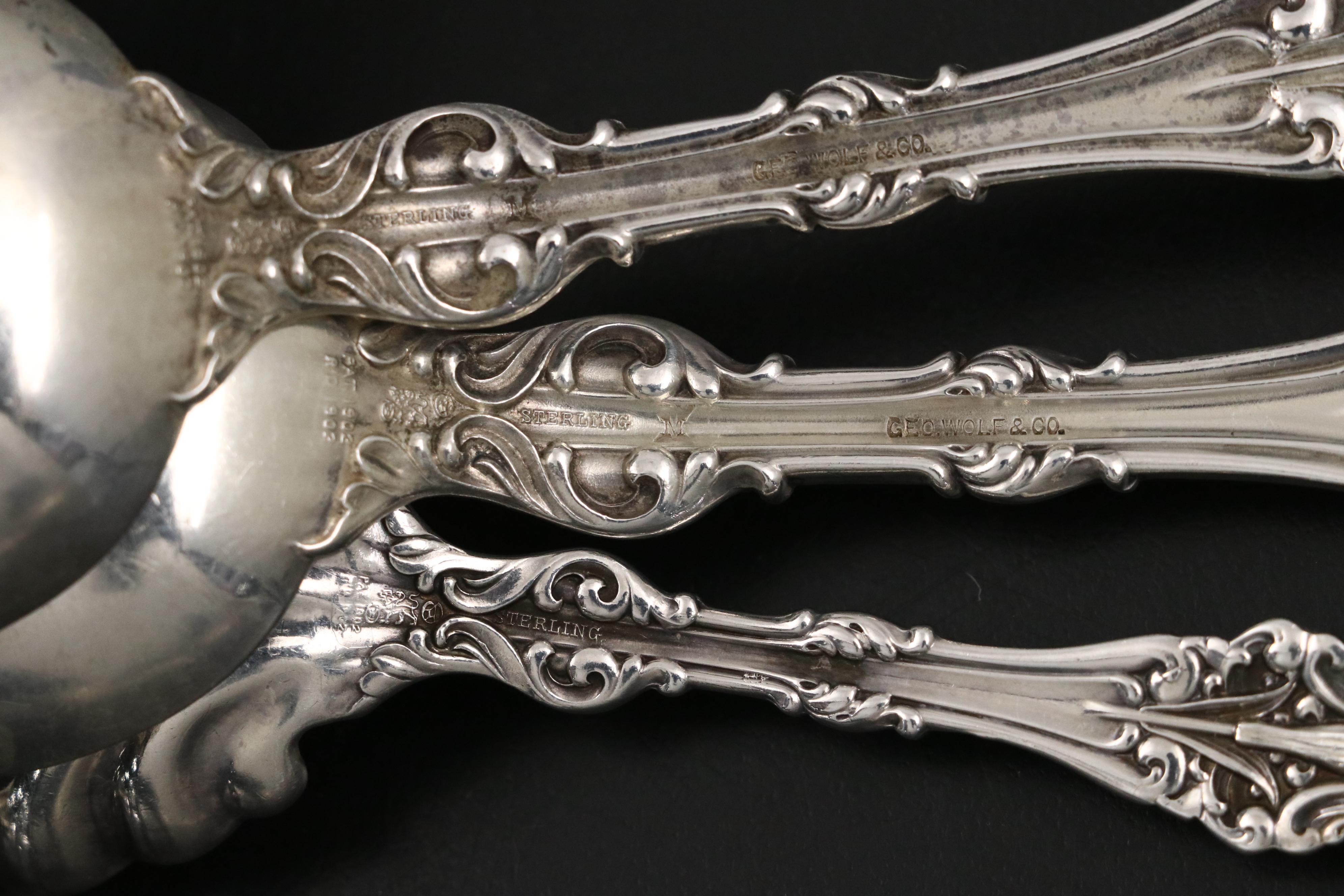 Gorham "Lily" with Other Sterling Silver Flatware, 20th Century