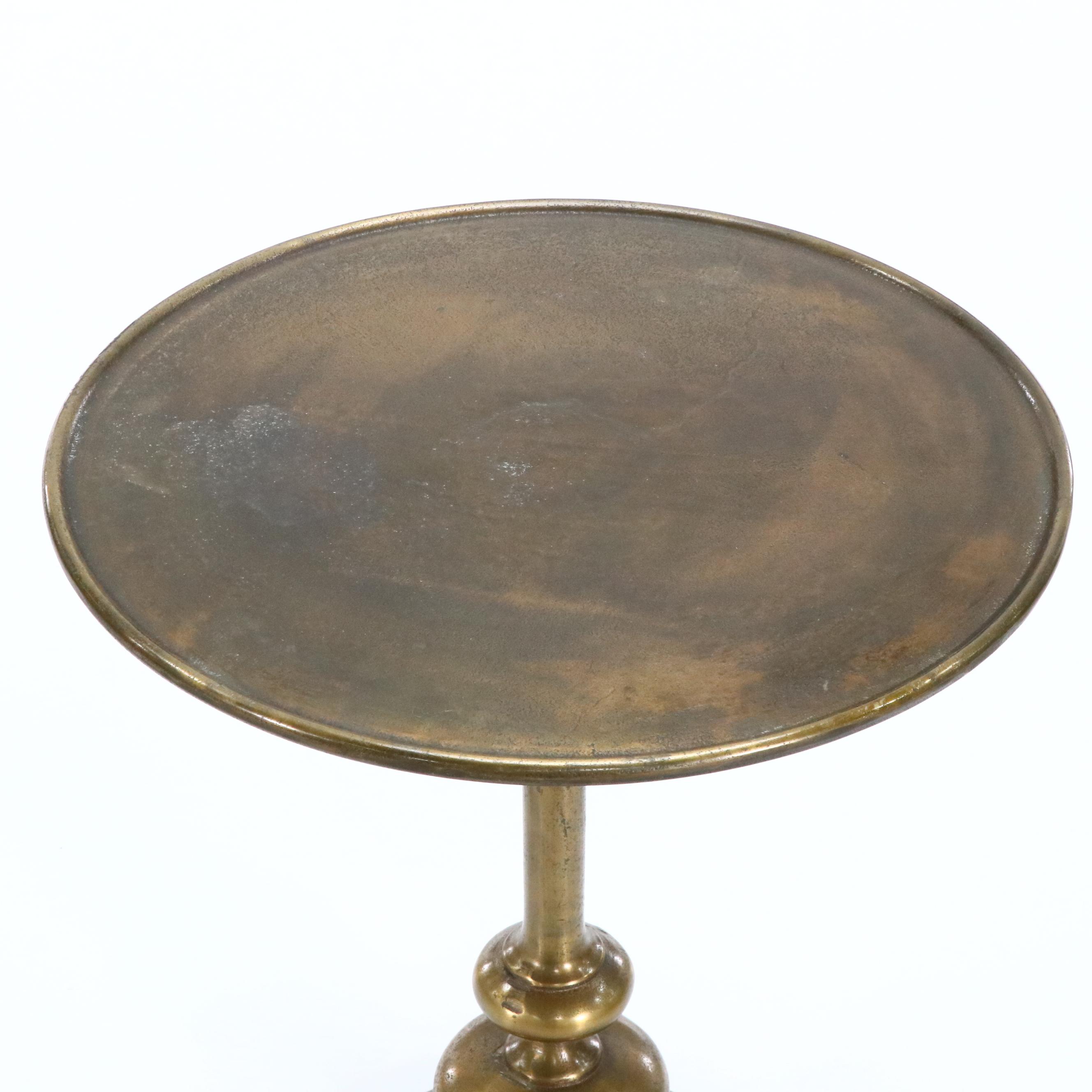 Cyan Design Indian Brass Pedestal Table