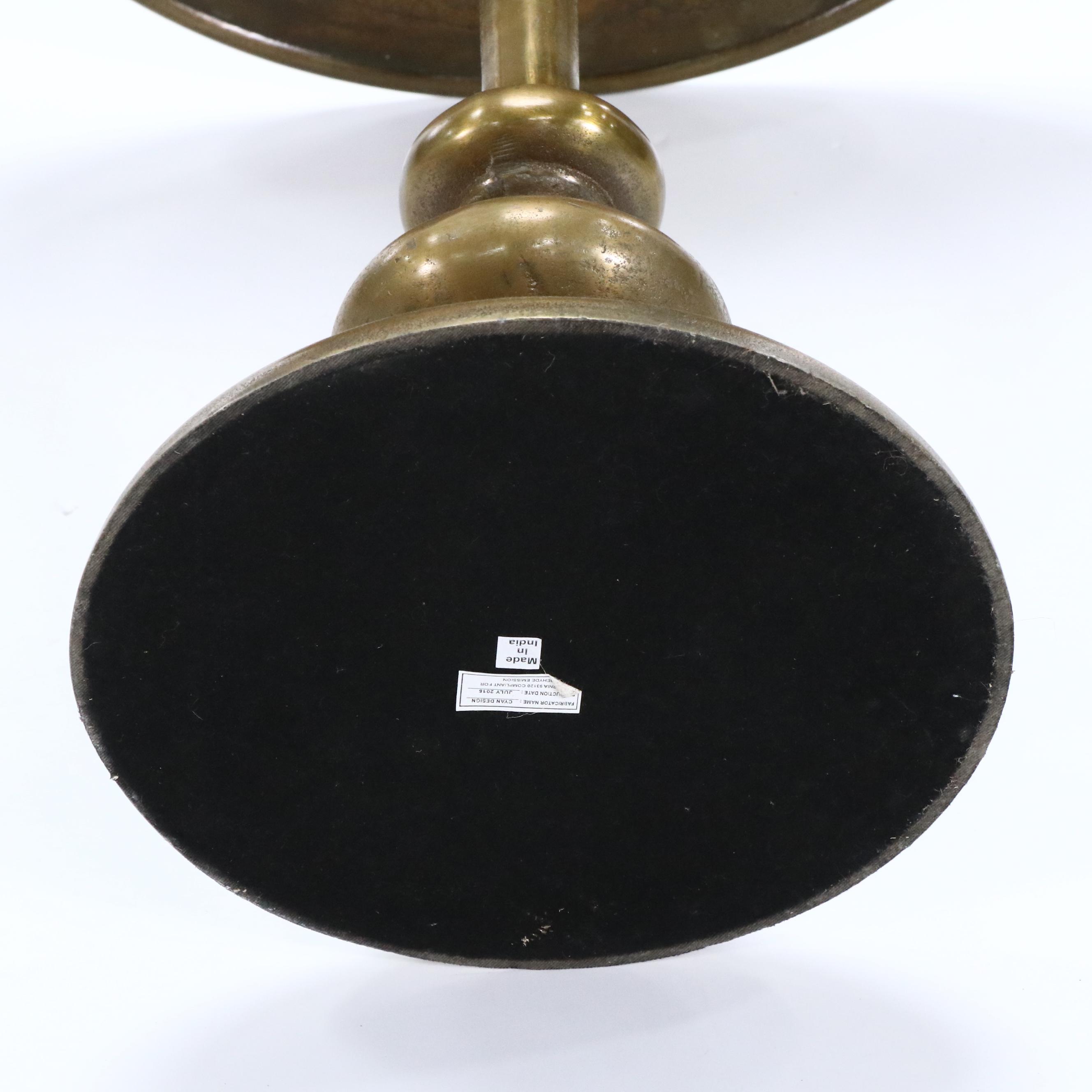 Cyan Design Indian Brass Pedestal Table