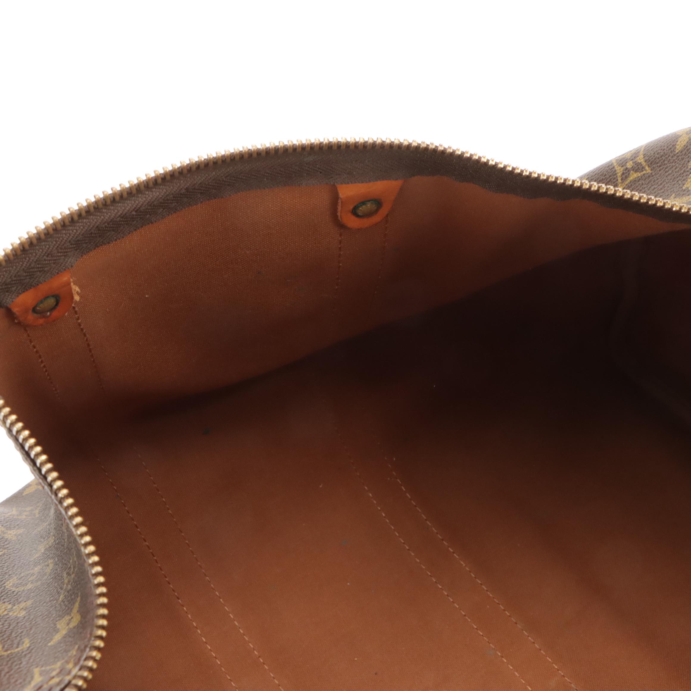 Louis Vuitton Keepall 45 Duffel in Monogram Coated Canvas