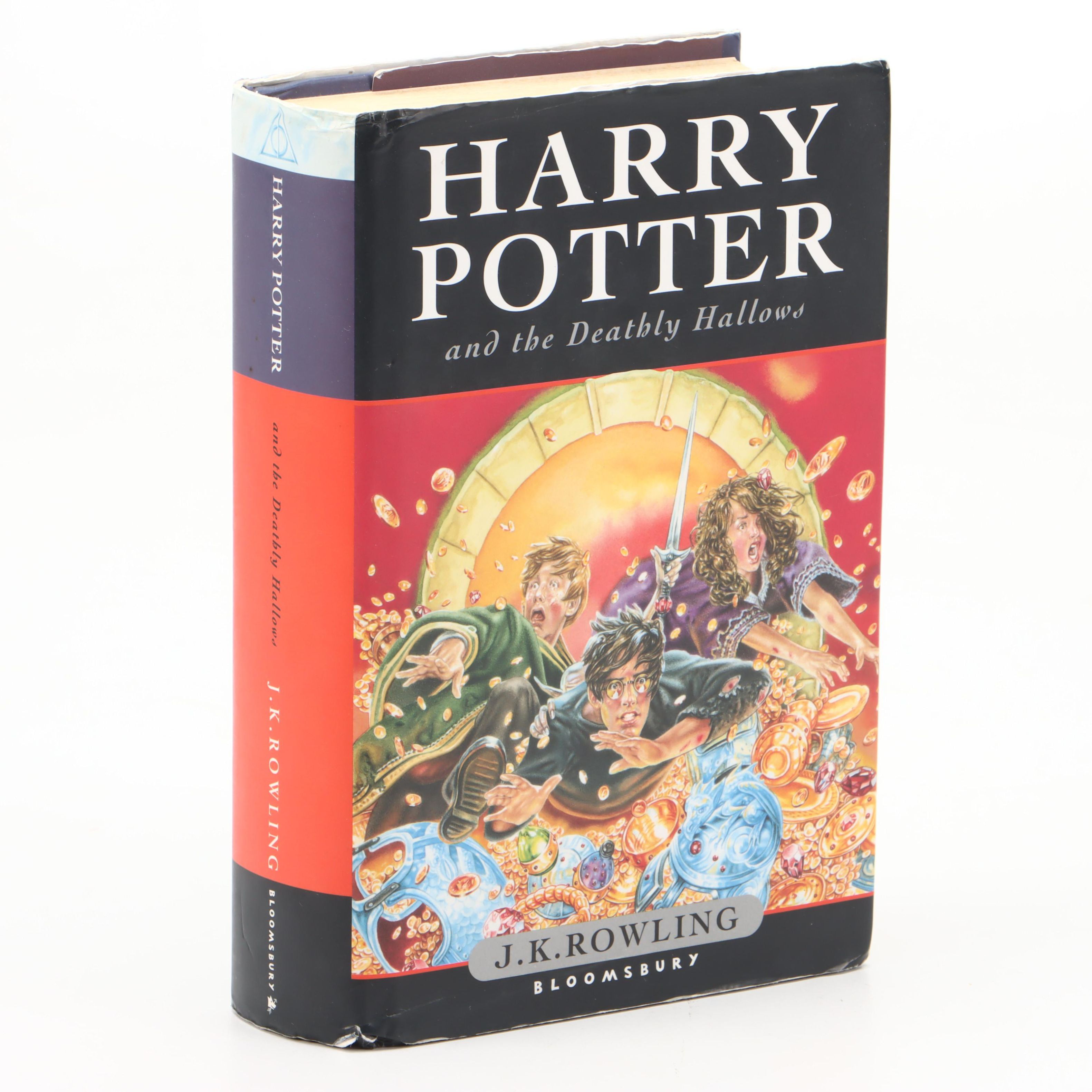 First UK Edition "Harry Potter and the Deathly Hallows" by J. K. Rowling, 2007