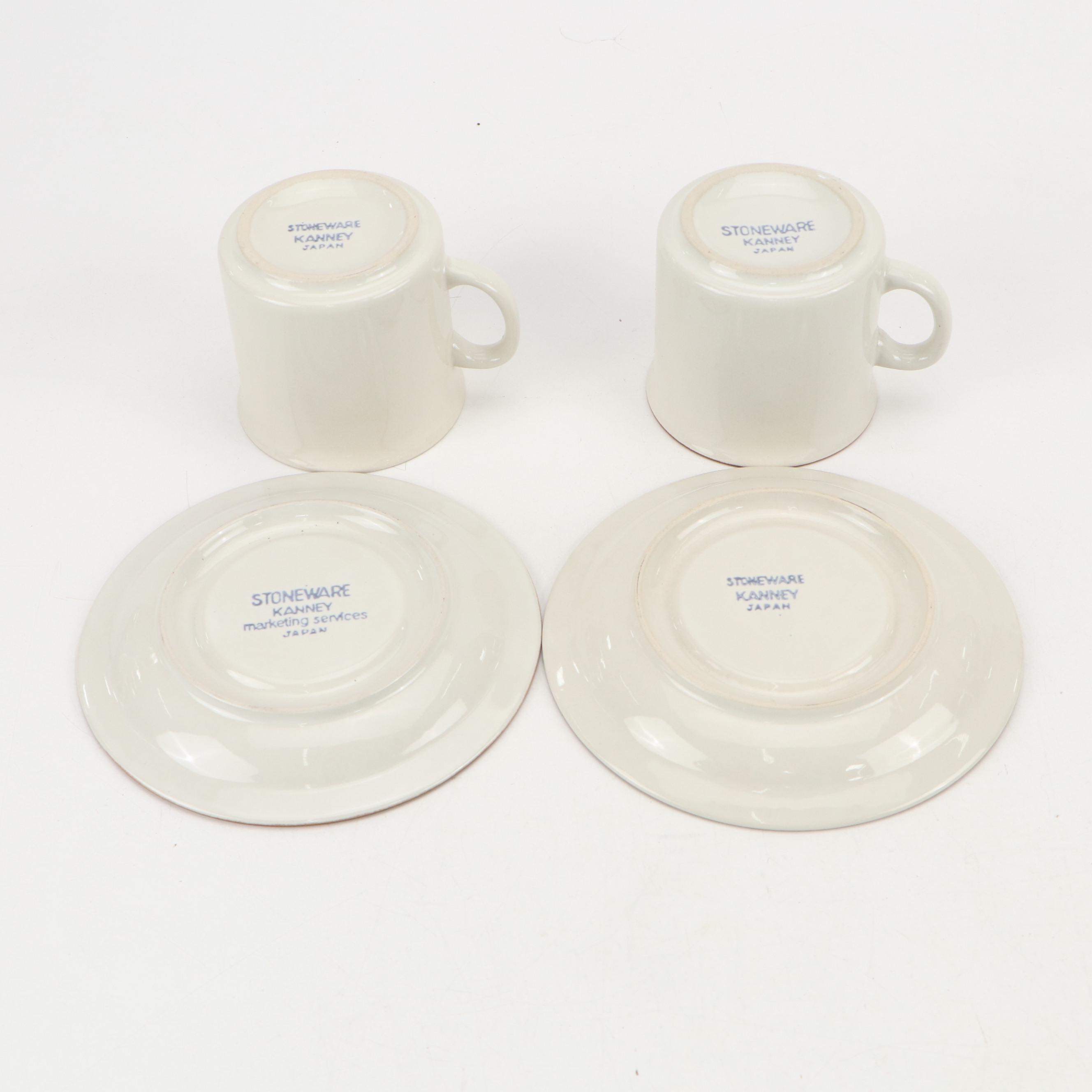 Kanney Stoneware "Spring Flower" Plates and Other Tableware and Decor