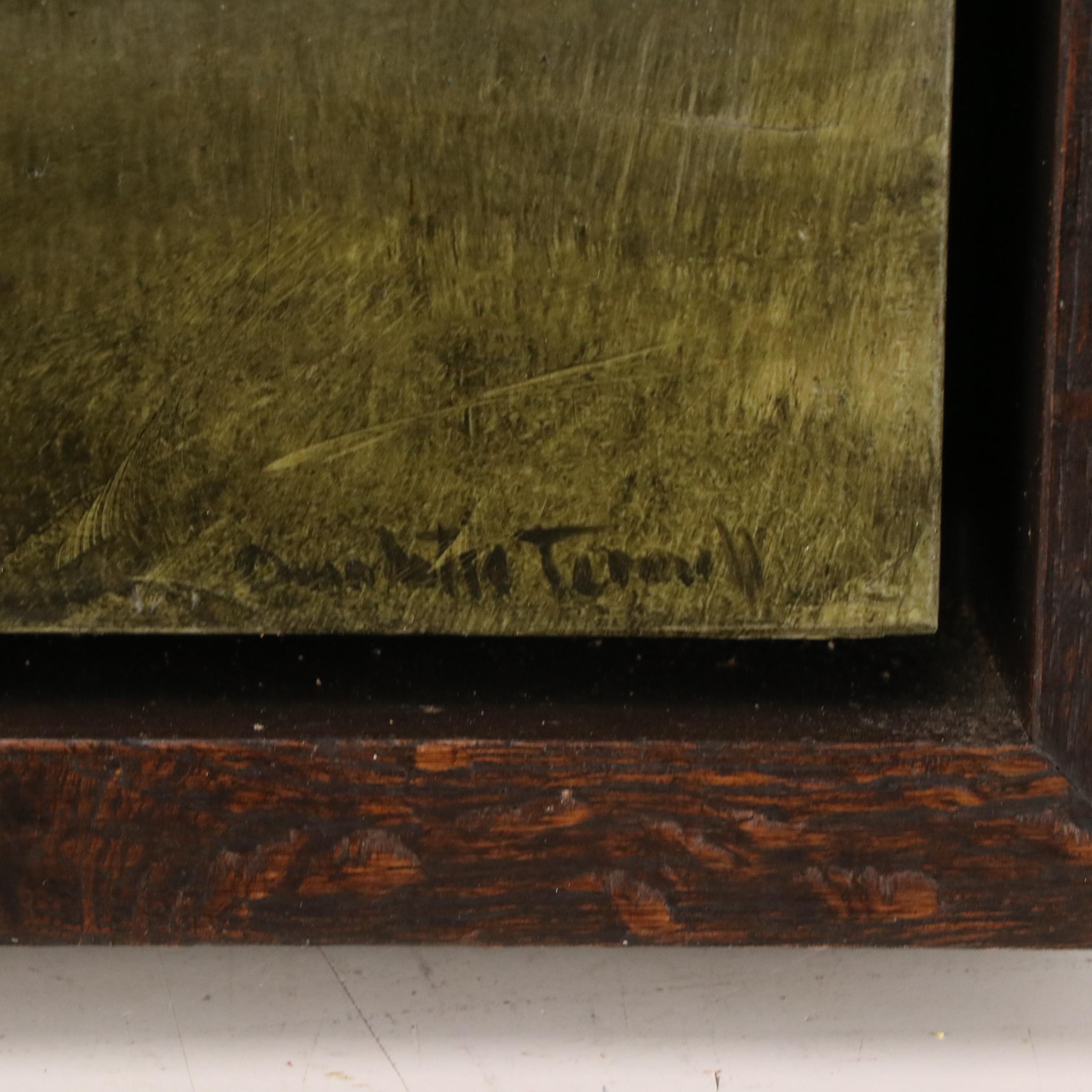 Charlotte Tinnell Landscape Oil Painting of Trees "Resolute," 2015