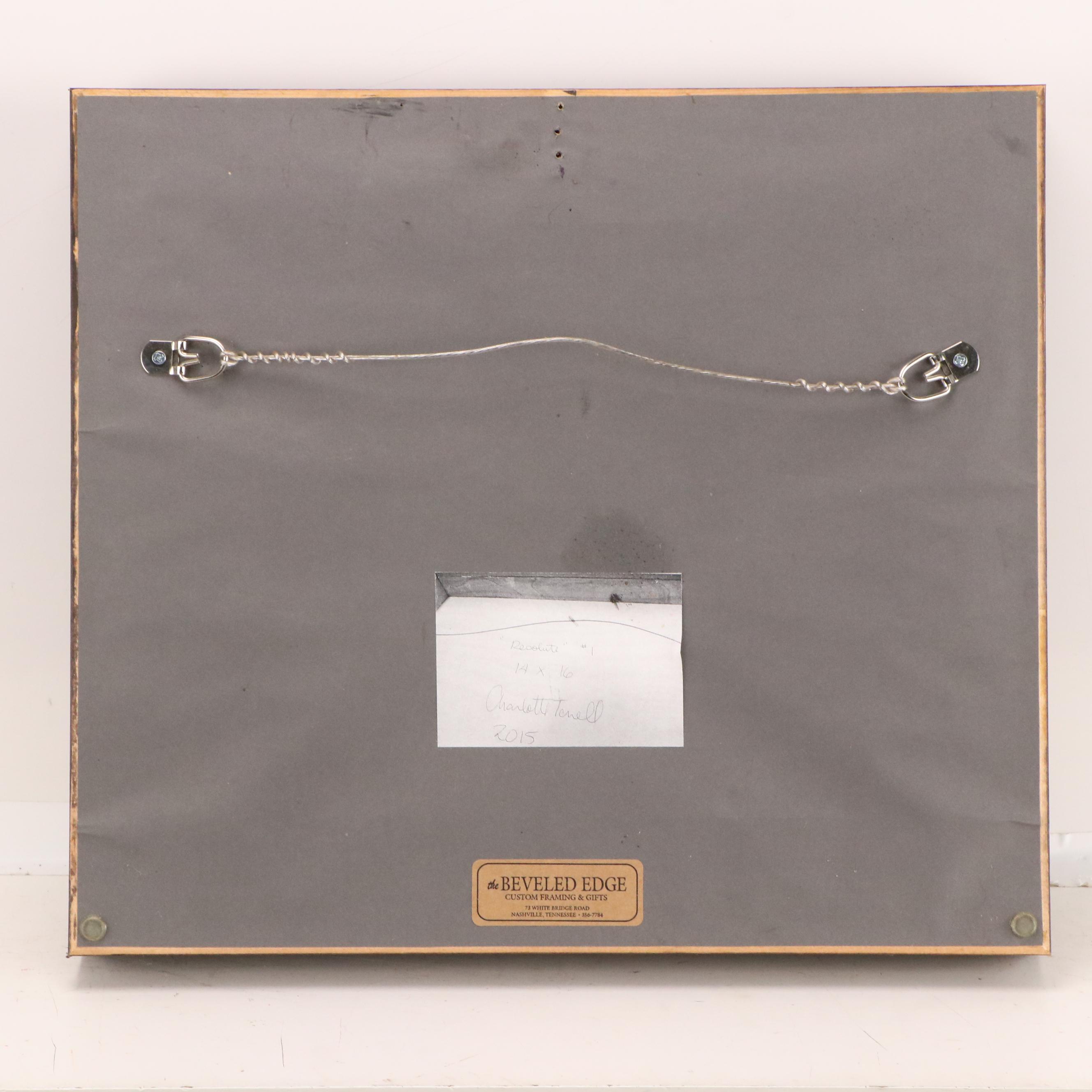 Charlotte Tinnell Landscape Oil Painting of Trees "Resolute," 2015