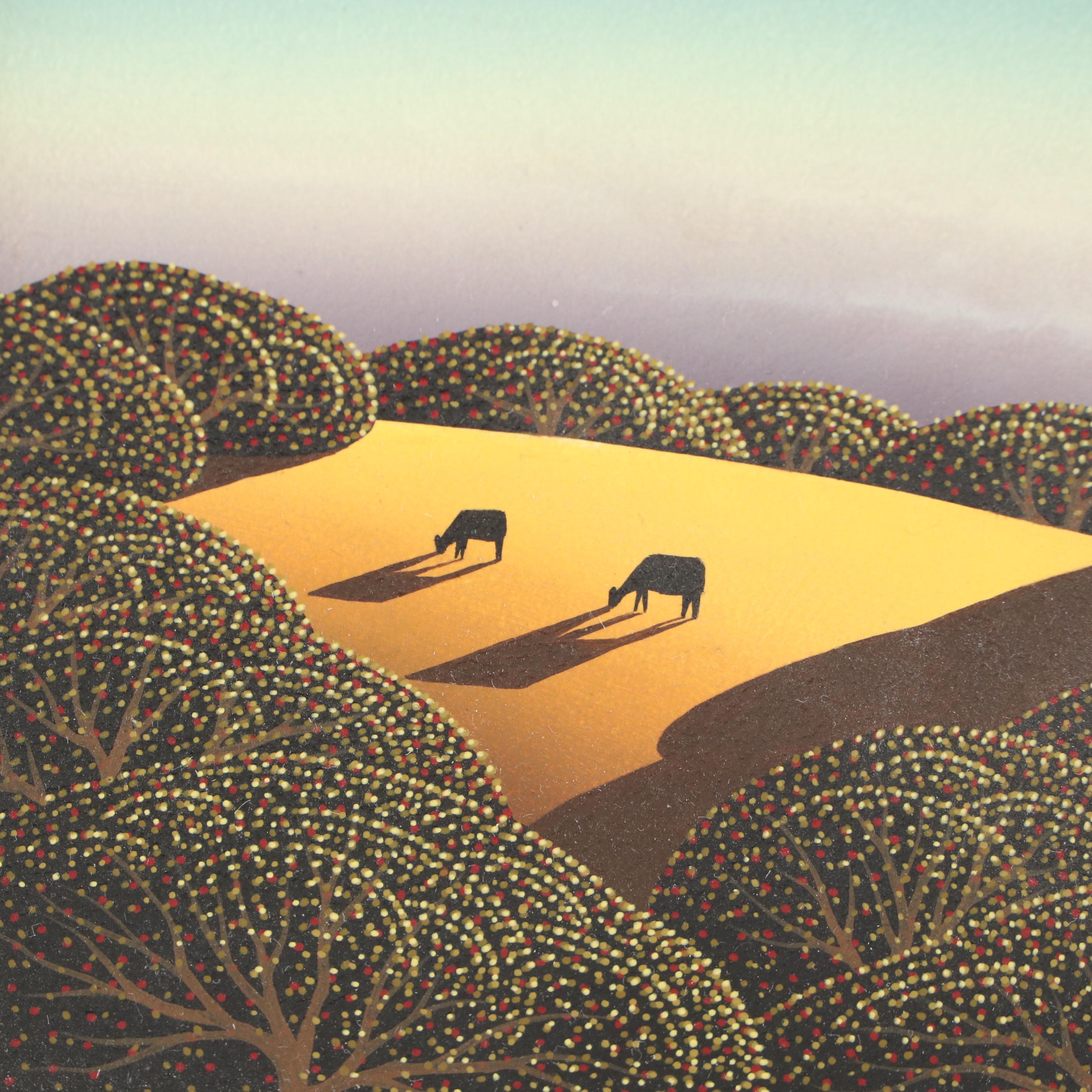 Clifford T. Bailey Abstract Landscape Oil Painting