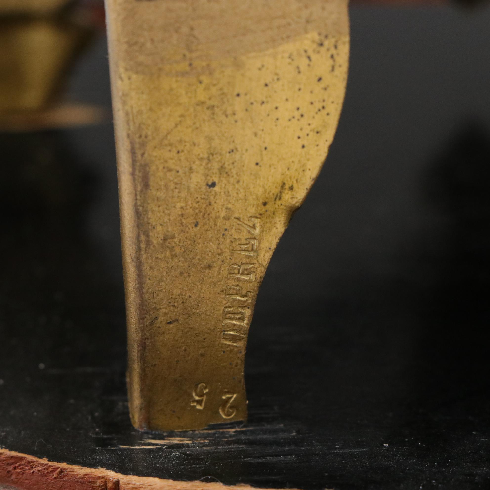 French Japy Frères Gilt Figural Mantel Clock in Dome Cloche, Circa 1865