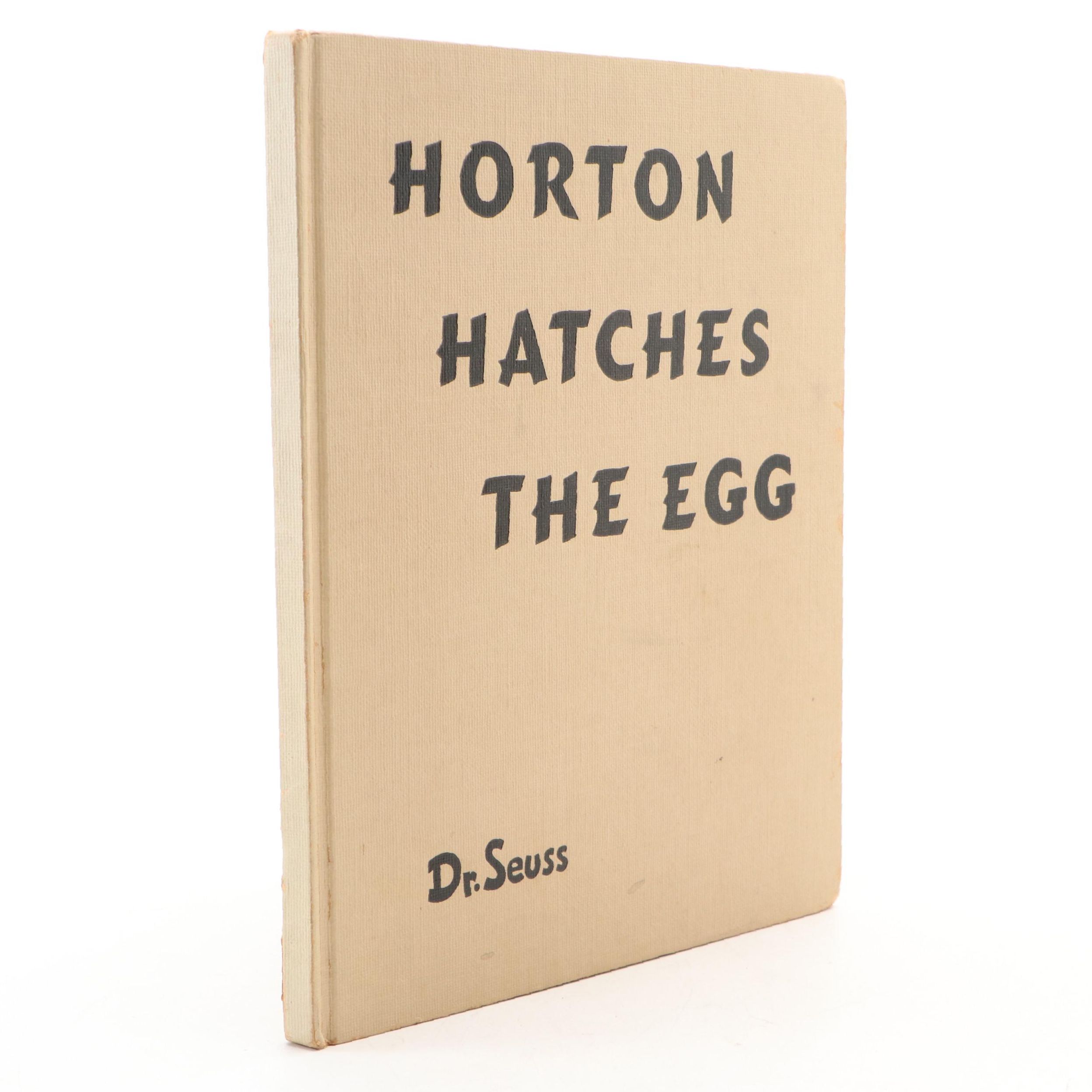 Illustrated "Horton Hatches the Egg" by Dr. Seuss, 1940